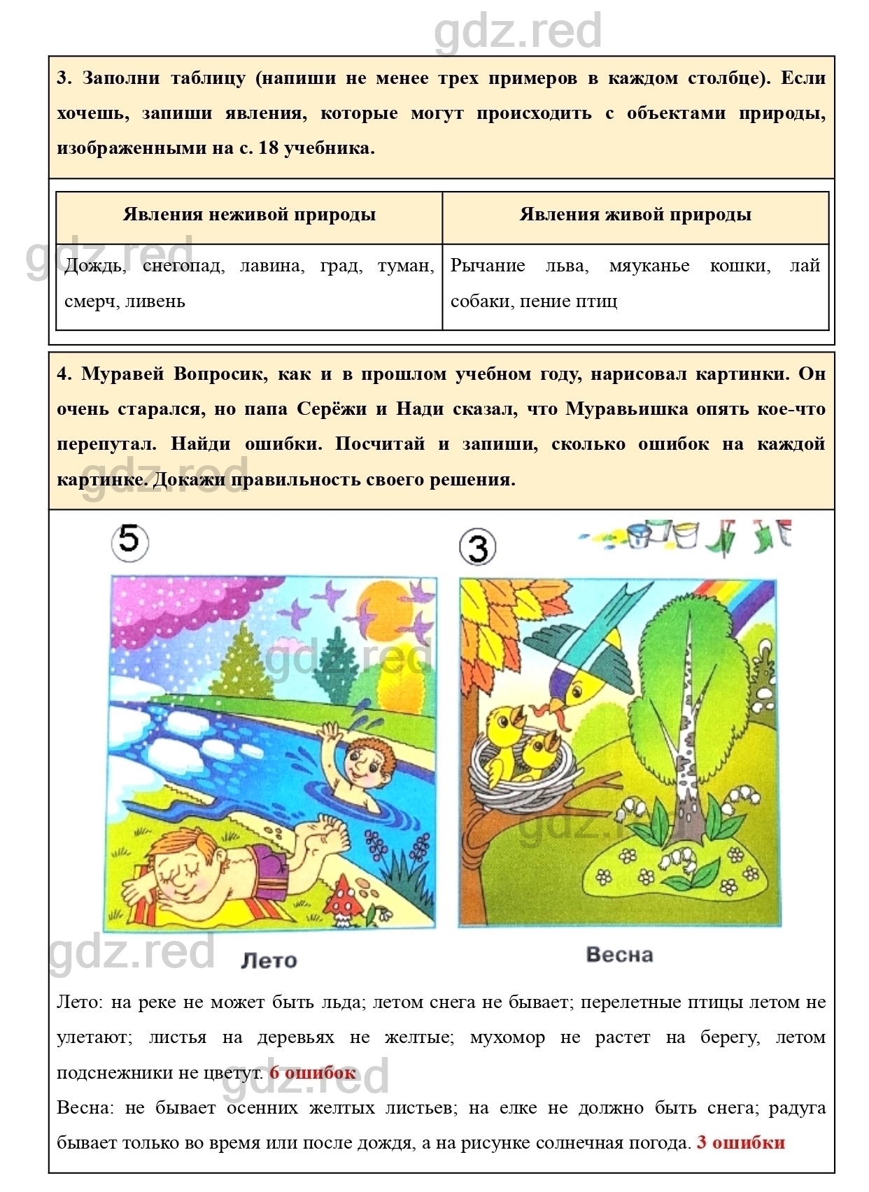 Страница 16 — ГДЗ по Окружающему миру для 2 класса Рабочая тетрадь Плешаков  А.А. Часть 1. - ГДЗ РЕД