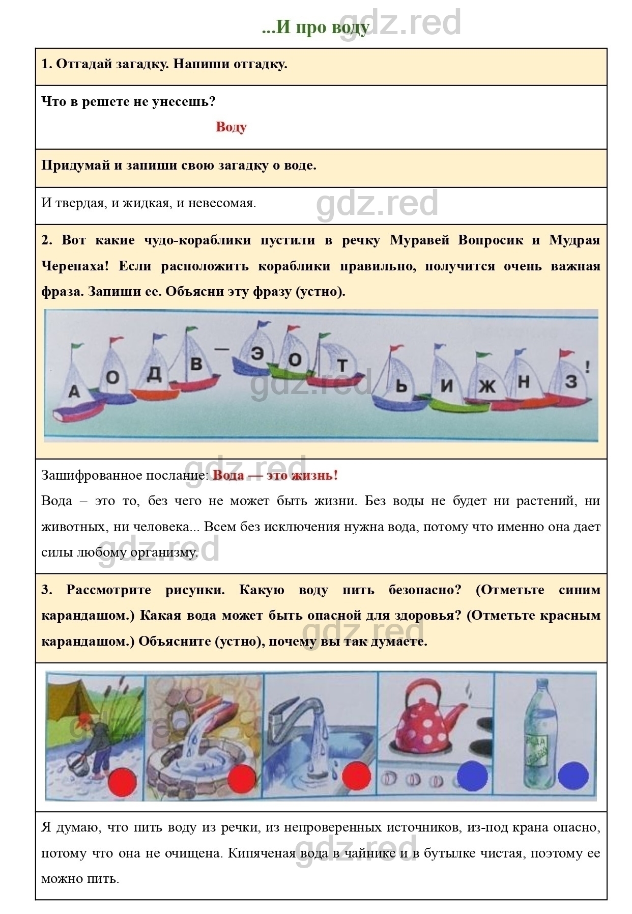 Страница 29 — ГДЗ по Окружающему миру для 2 класса Рабочая тетрадь Плешаков  А.А. Часть 1. - ГДЗ РЕД