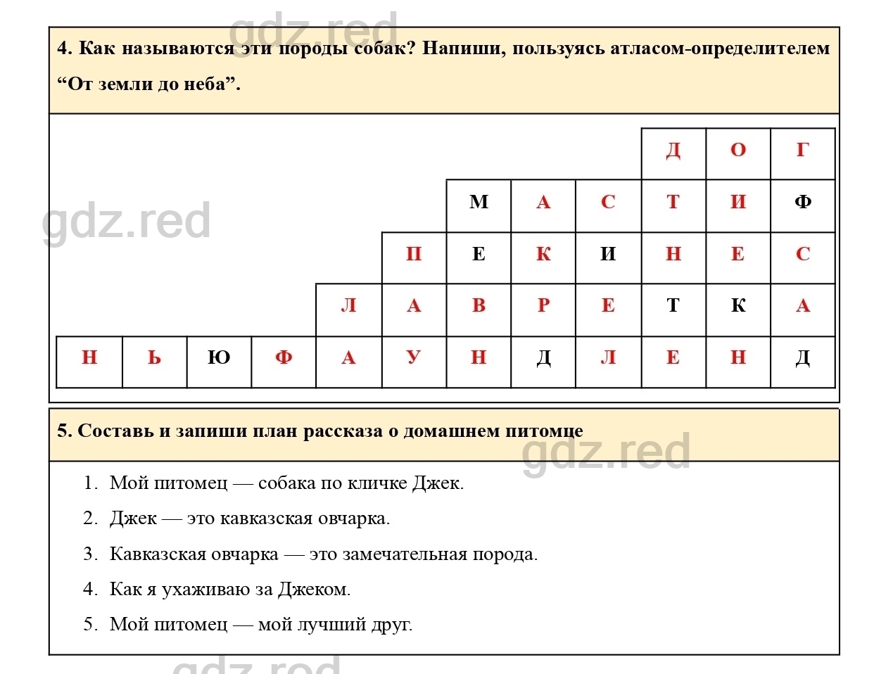 Страница 46 — ГДЗ по Окружающему миру для 2 класса Рабочая тетрадь Плешаков  А.А. Часть 1. - ГДЗ РЕД