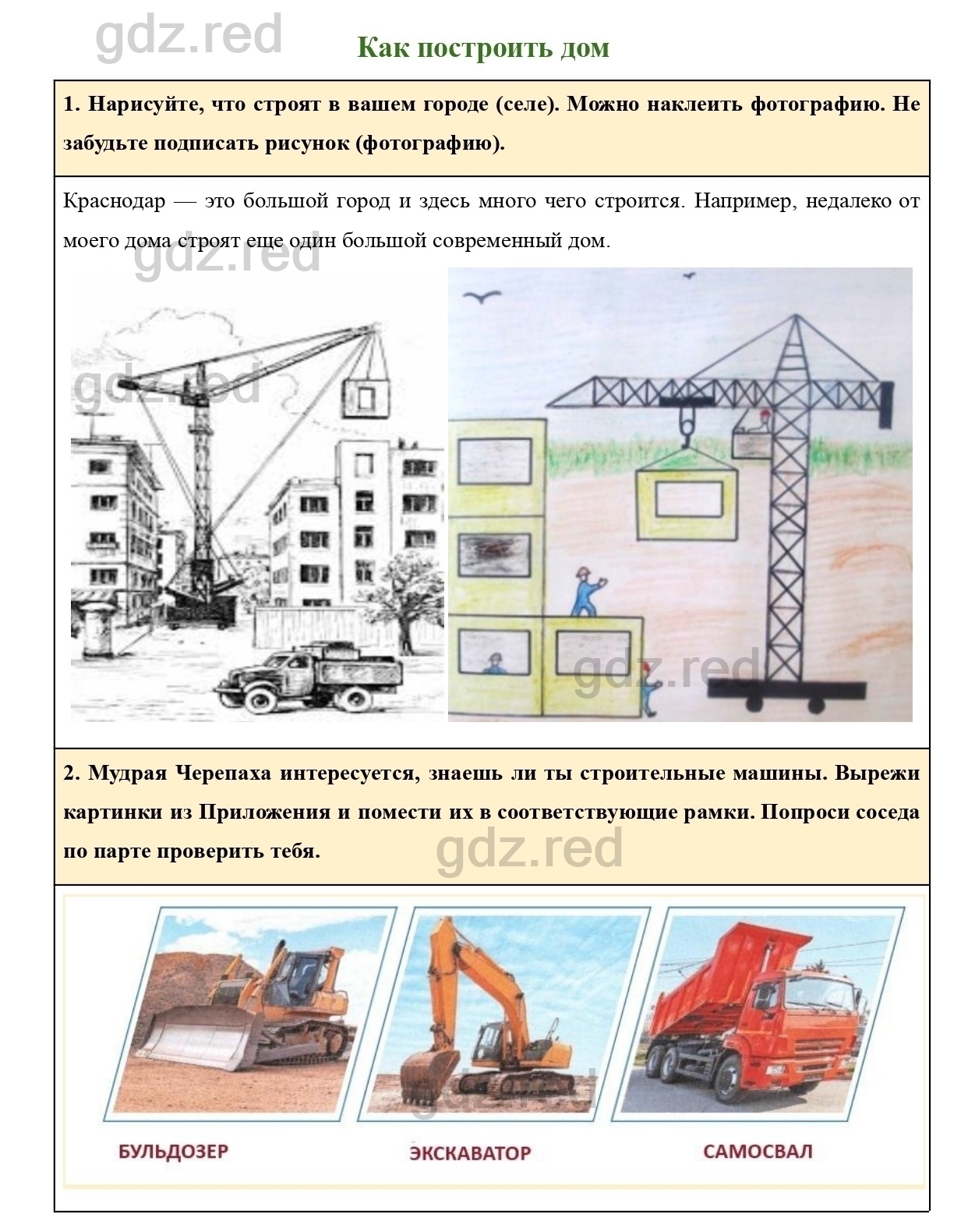 Страница 58 — ГДЗ по Окружающему миру для 2 класса Рабочая тетрадь Плешаков  А.А. Часть 1. - ГДЗ РЕД