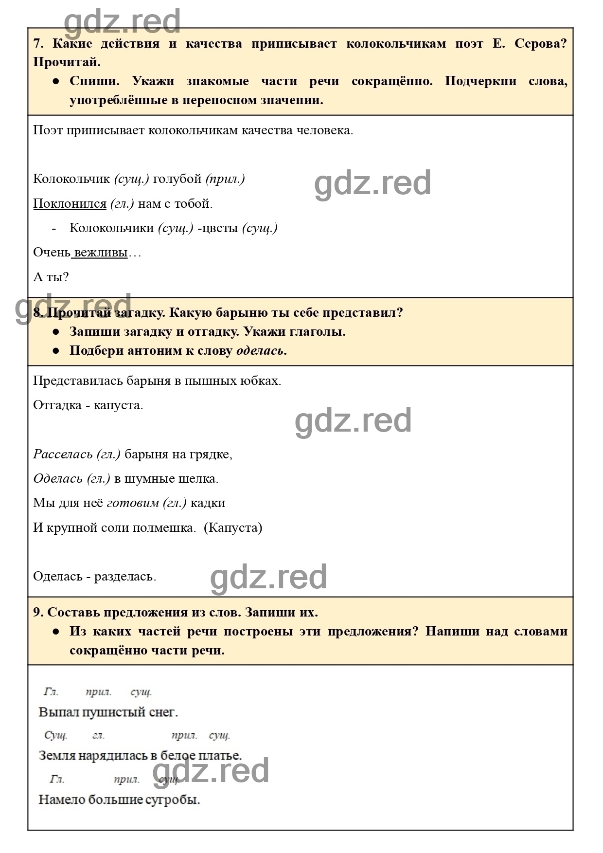 Страница 74 - ГДЗ по Русскому языку 2 класс Учебник Желтовская, Калинина. Часть  1 - ГДЗ РЕД