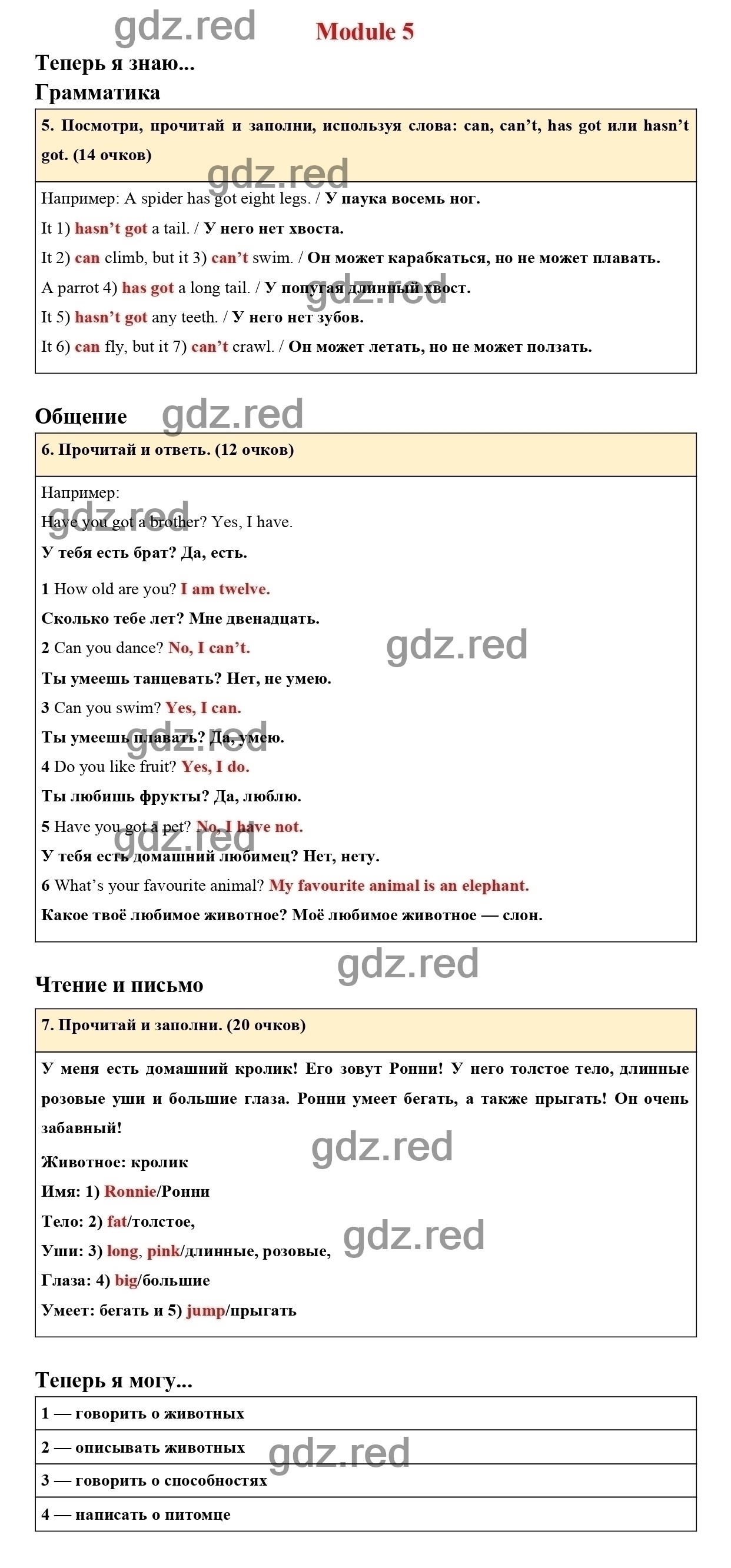 Страница 19 (87) - ГДЗ по Английскому языку 3 класс Учебник Быкова Н.И.,  Дули Д., Поспелова М.Д., Эванс В. Spotlight. Часть 2. - ГДЗ РЕД