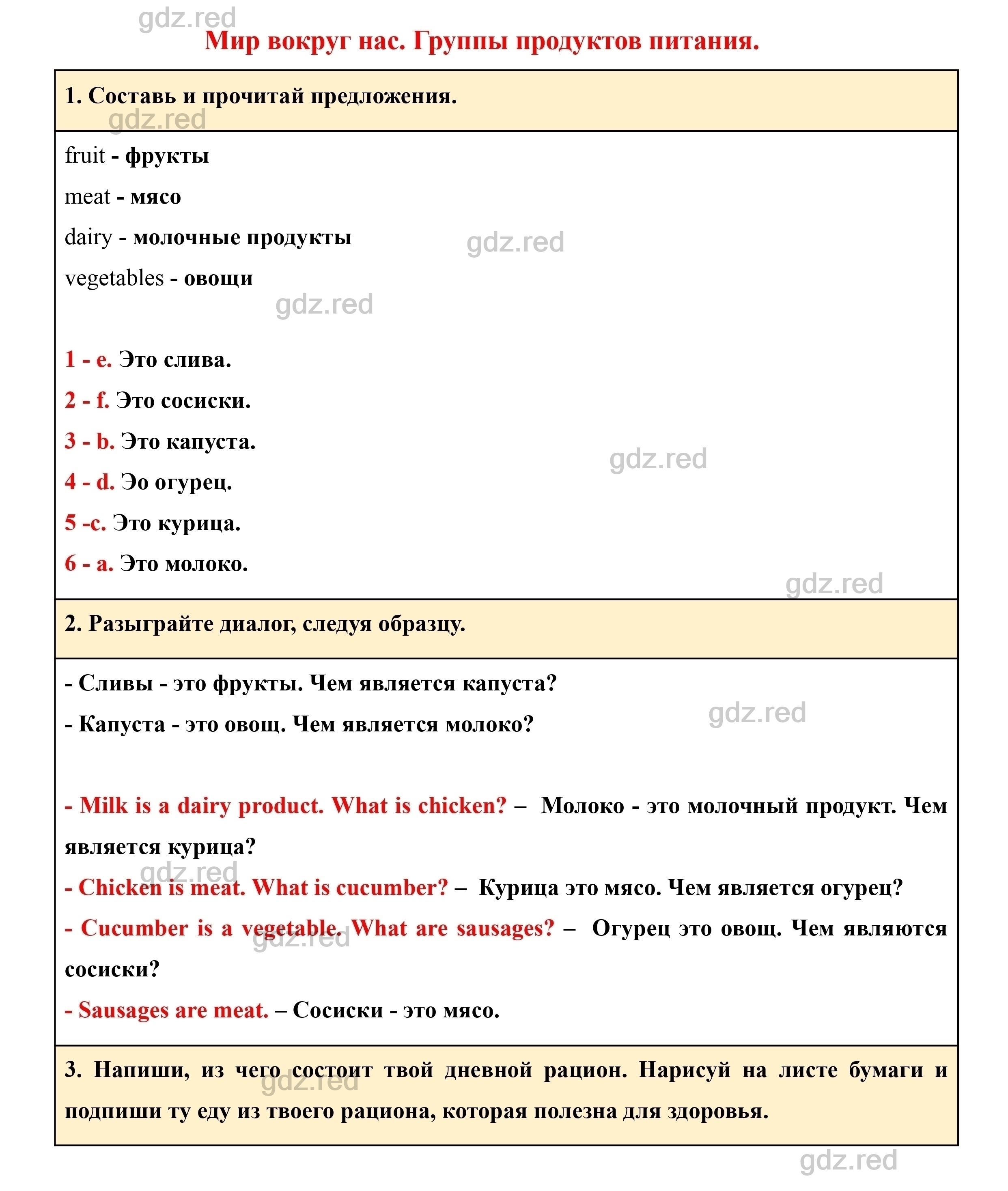 Страница 66- ГДЗ Английский язык 3 класс Учебник Комарова, Ларионова - ГДЗ  РЕД