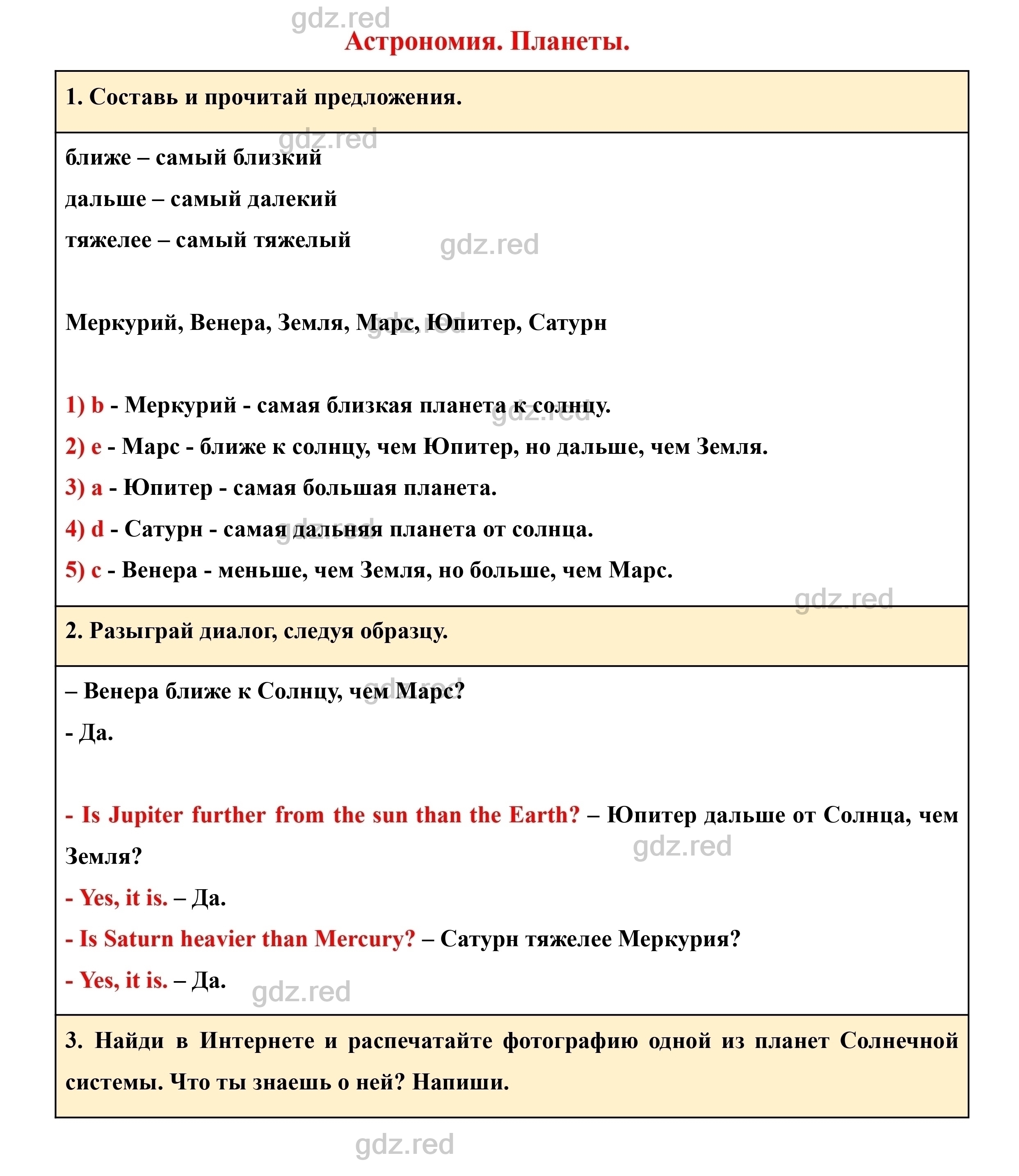 Страница 90- ГДЗ Английский язык 3 класс Учебник Комарова, Ларионова - ГДЗ  РЕД