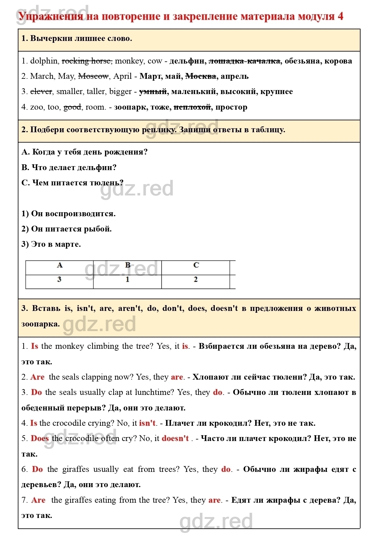 Страница 64- ГДЗ Английский язык 4 класс Сборник упражнений Быкова,  Поспелова - ГДЗ РЕД