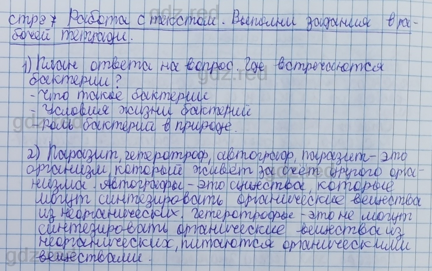 Параграф 17- ГДЗ Биология 5 класс Учебник Сивоглазов, Плешаков - ГДЗ РЕД