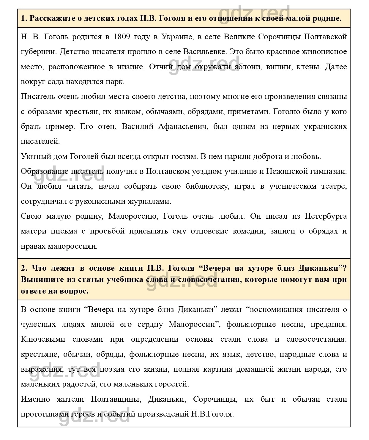 Вопросы к странице 171- ГДЗ Литература 5 класс Учебник Меркин. Часть 1 - ГДЗ  РЕД