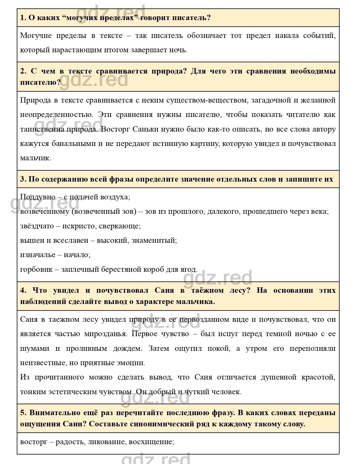 Вопросы к странице 210- ГДЗ Литература 5 класс Учебник Меркин. Часть 2 - ГДЗ  РЕД