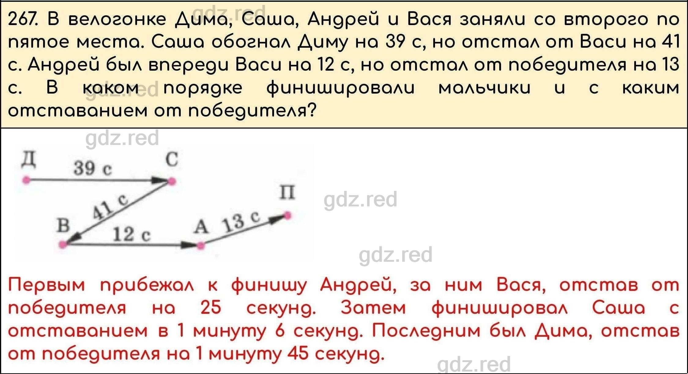 Номер 267 - ГДЗ по Математике 5 класс Учебник Виленкин, Жохов, Чесноков,  Шварцбурд. Часть 1 - ГДЗ РЕД