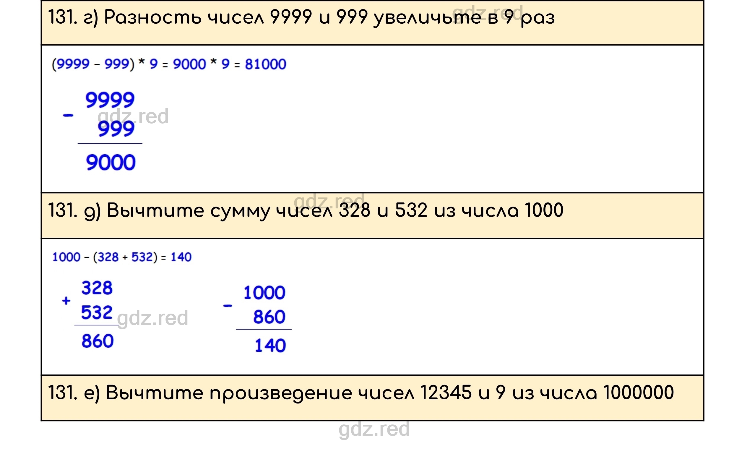 Номер 131 - ГДЗ по Математике для 5 класса Учебник Никольский, Потапов,  Решетников, Шевкин - ГДЗ РЕД