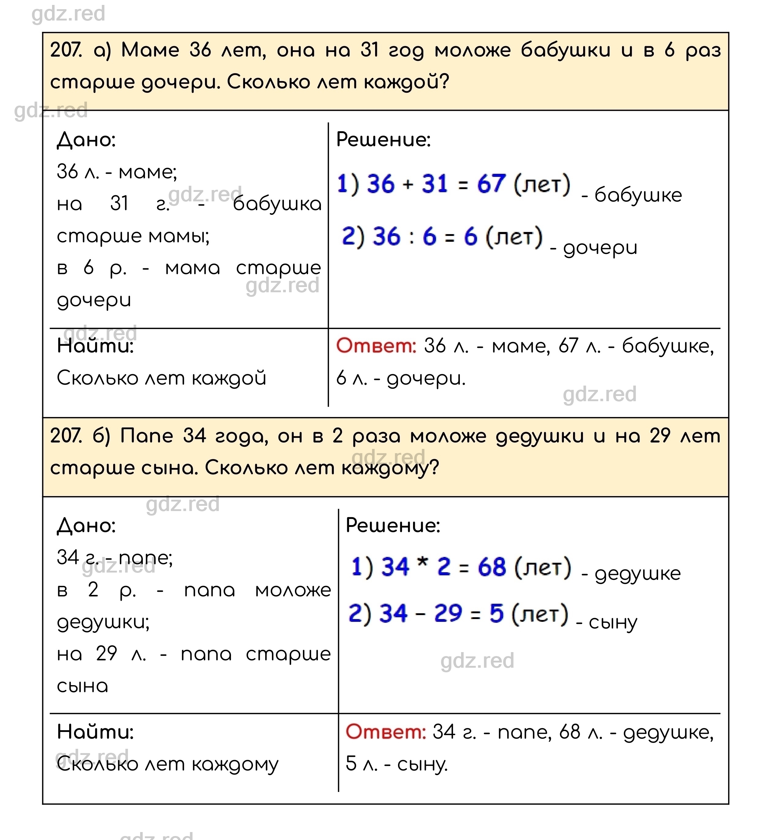 Номер 207 - ГДЗ по Математике для 5 класса Учебник Никольский, Потапов,  Решетников, Шевкин - ГДЗ РЕД