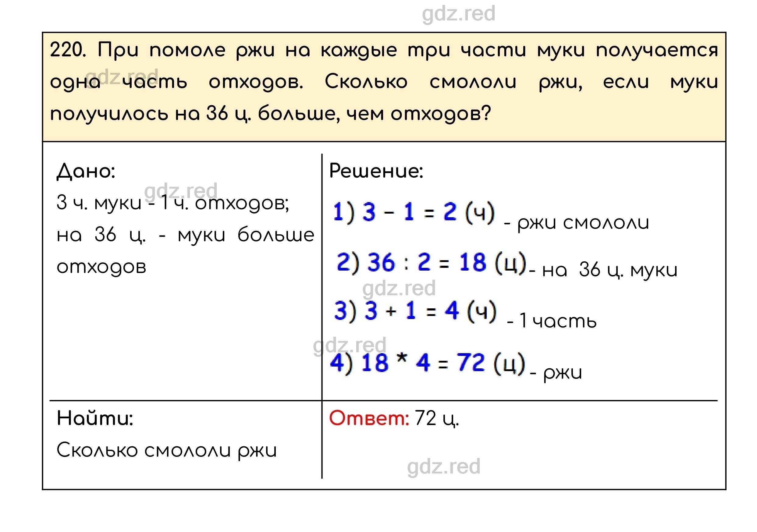 Номер 220 - ГДЗ по Математике для 5 класса Учебник Никольский, Потапов,  Решетников, Шевкин - ГДЗ РЕД