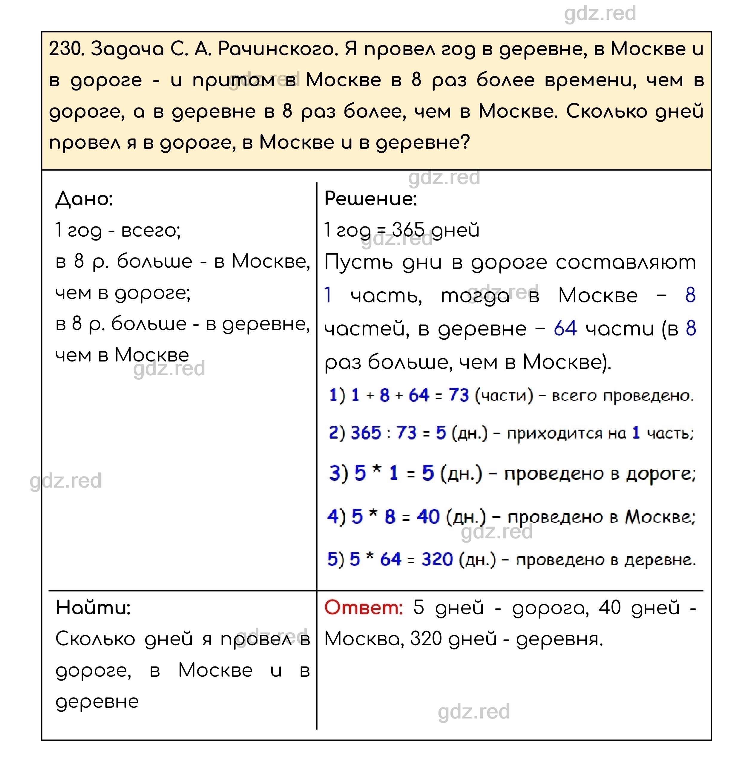 Номер 230 - ГДЗ по Математике для 5 класса Учебник Никольский, Потапов,  Решетников, Шевкин - ГДЗ РЕД