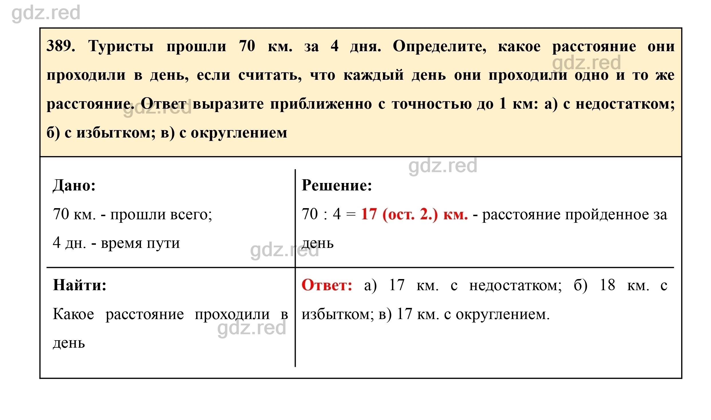 Номер 389 - ГДЗ по Математике для 5 класса Учебник Никольский, Потапов,  Решетников, Шевкин - ГДЗ РЕД