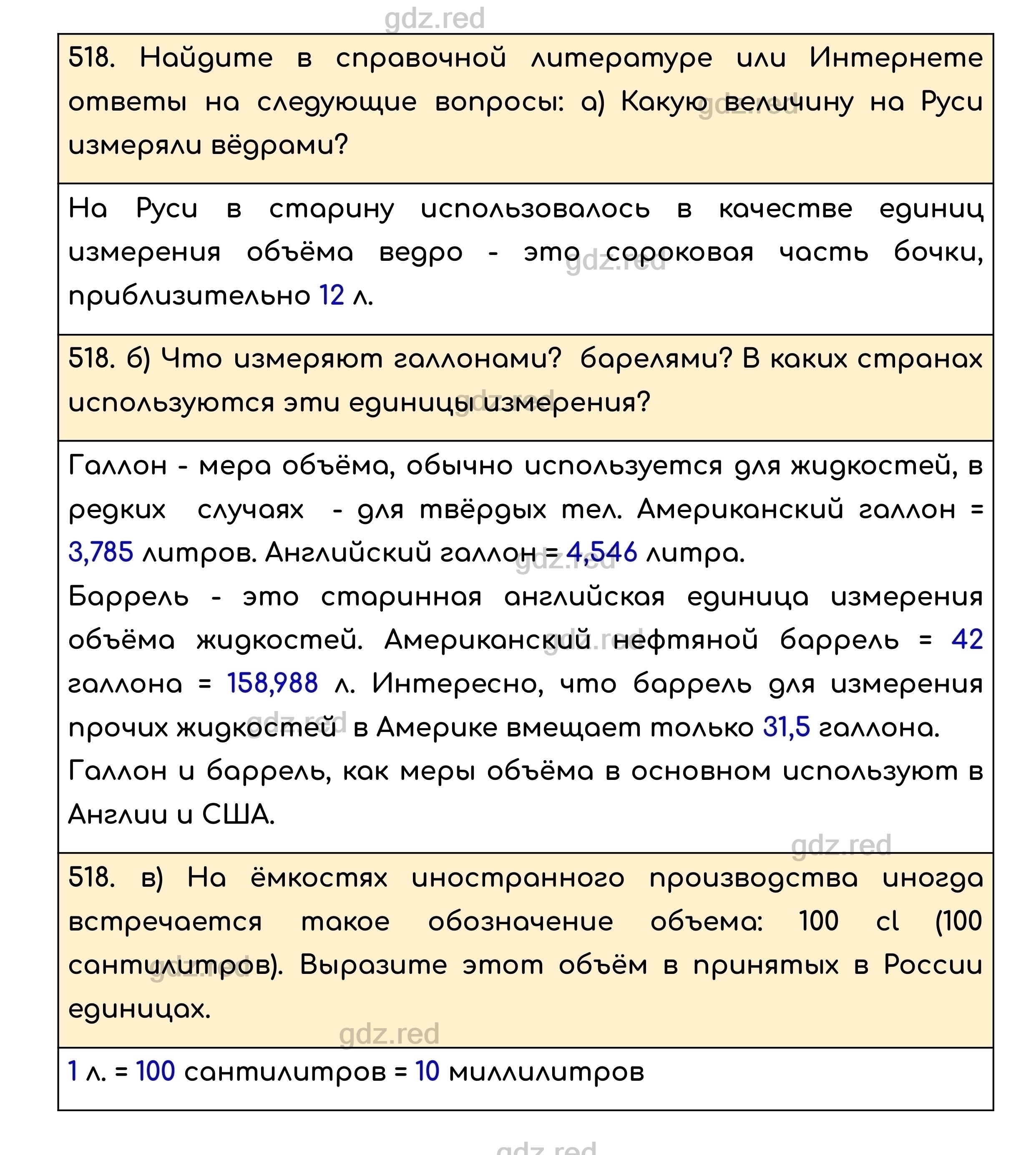 Номер 518 - ГДЗ по Математике для 5 класса Учебник Никольский, Потапов,  Решетников, Шевкин - ГДЗ РЕД