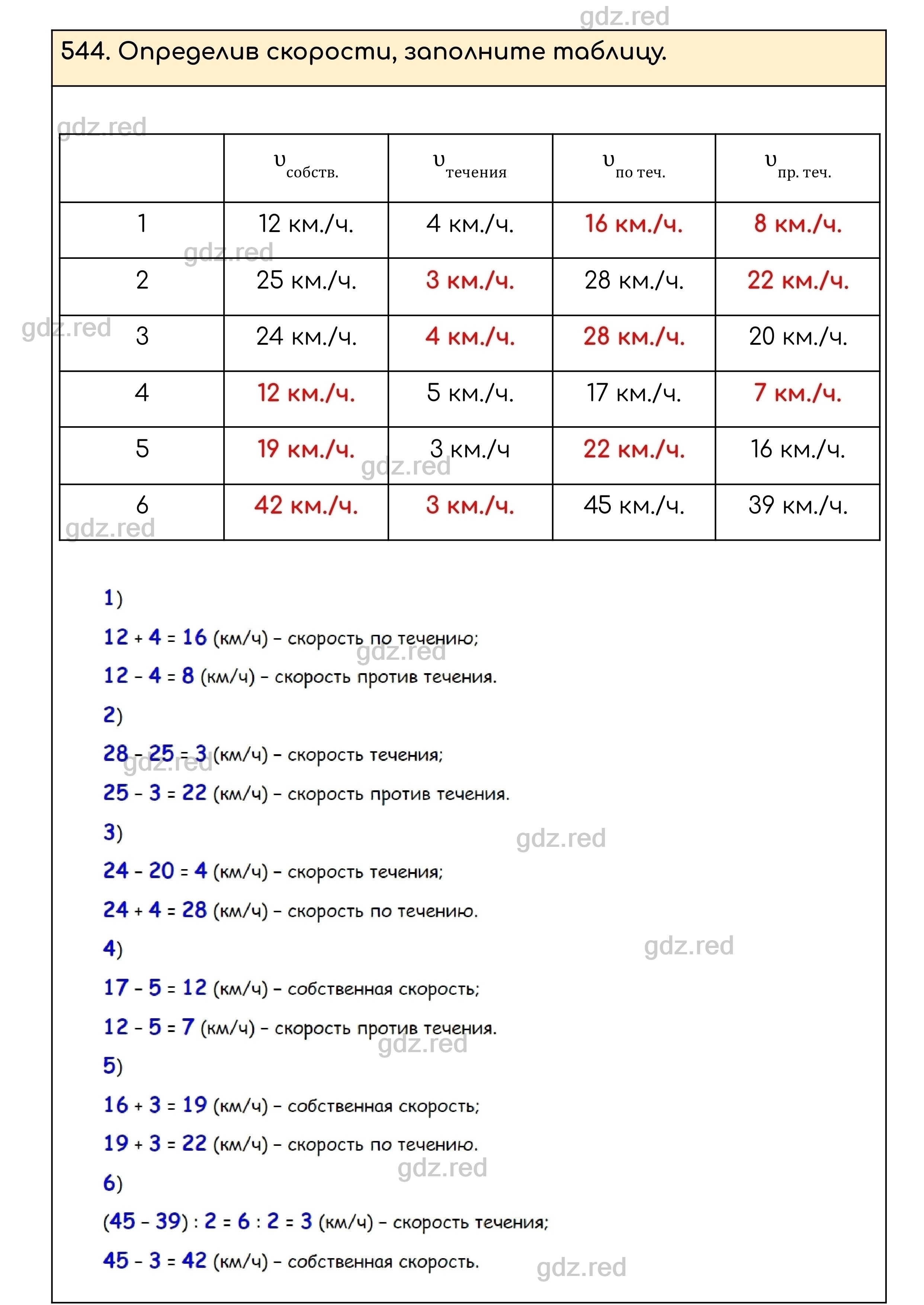 Номер 544 - ГДЗ по Математике для 5 класса Учебник Никольский, Потапов,  Решетников, Шевкин - ГДЗ РЕД