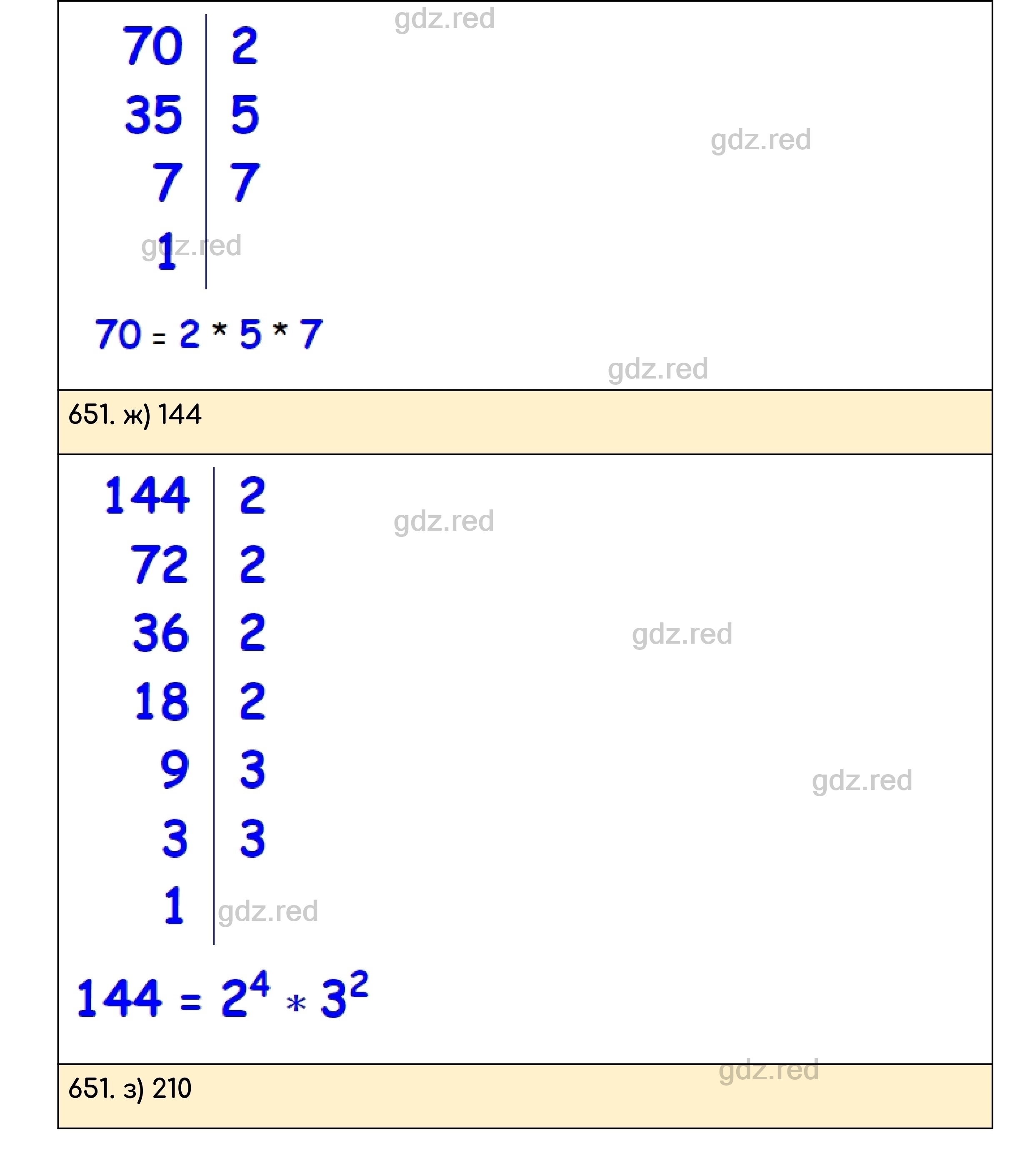 Номер 651 - ГДЗ по Математике для 5 класса Учебник Никольский, Потапов,  Решетников, Шевкин - ГДЗ РЕД