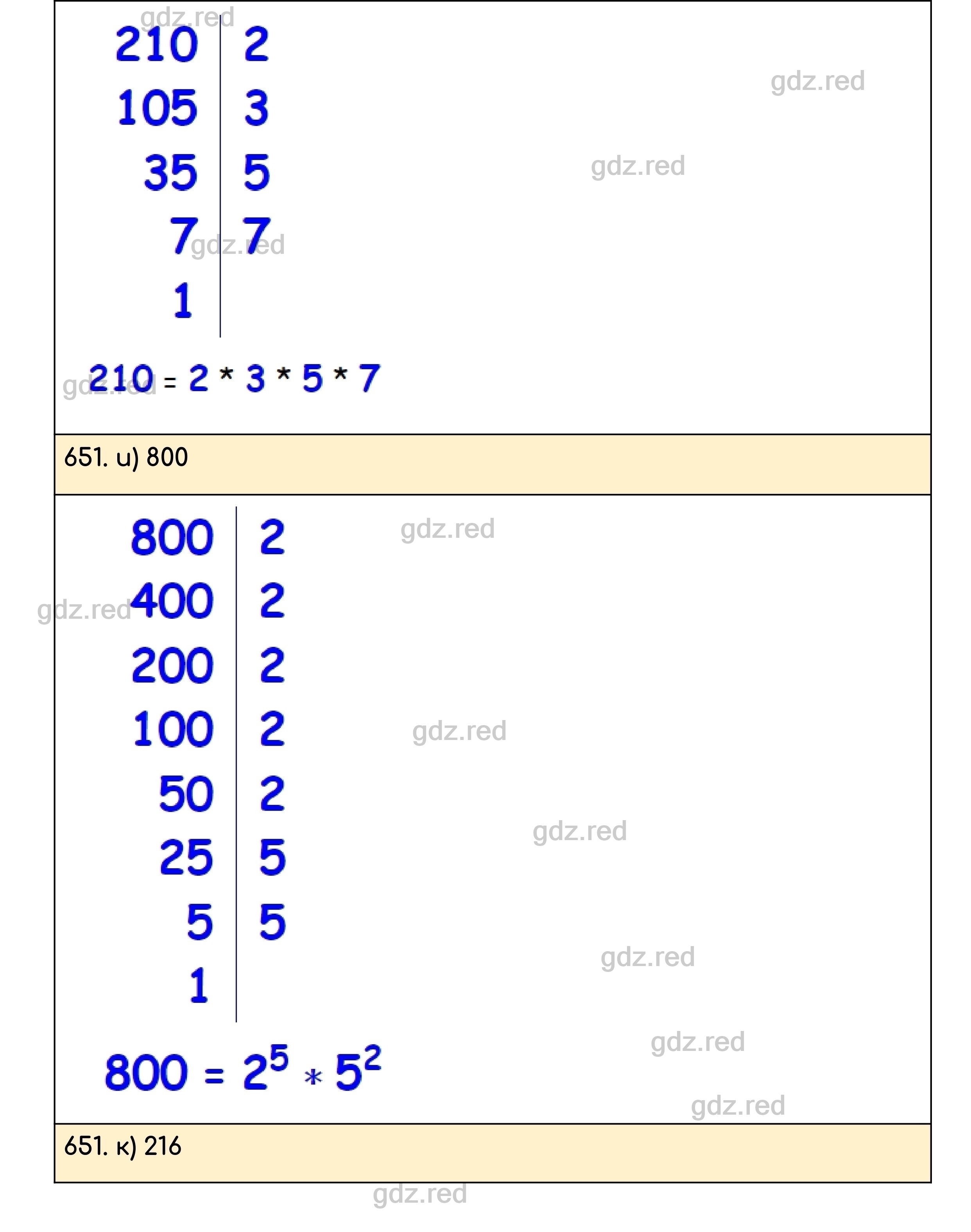 Номер 651 - ГДЗ по Математике для 5 класса Учебник Никольский, Потапов,  Решетников, Шевкин - ГДЗ РЕД