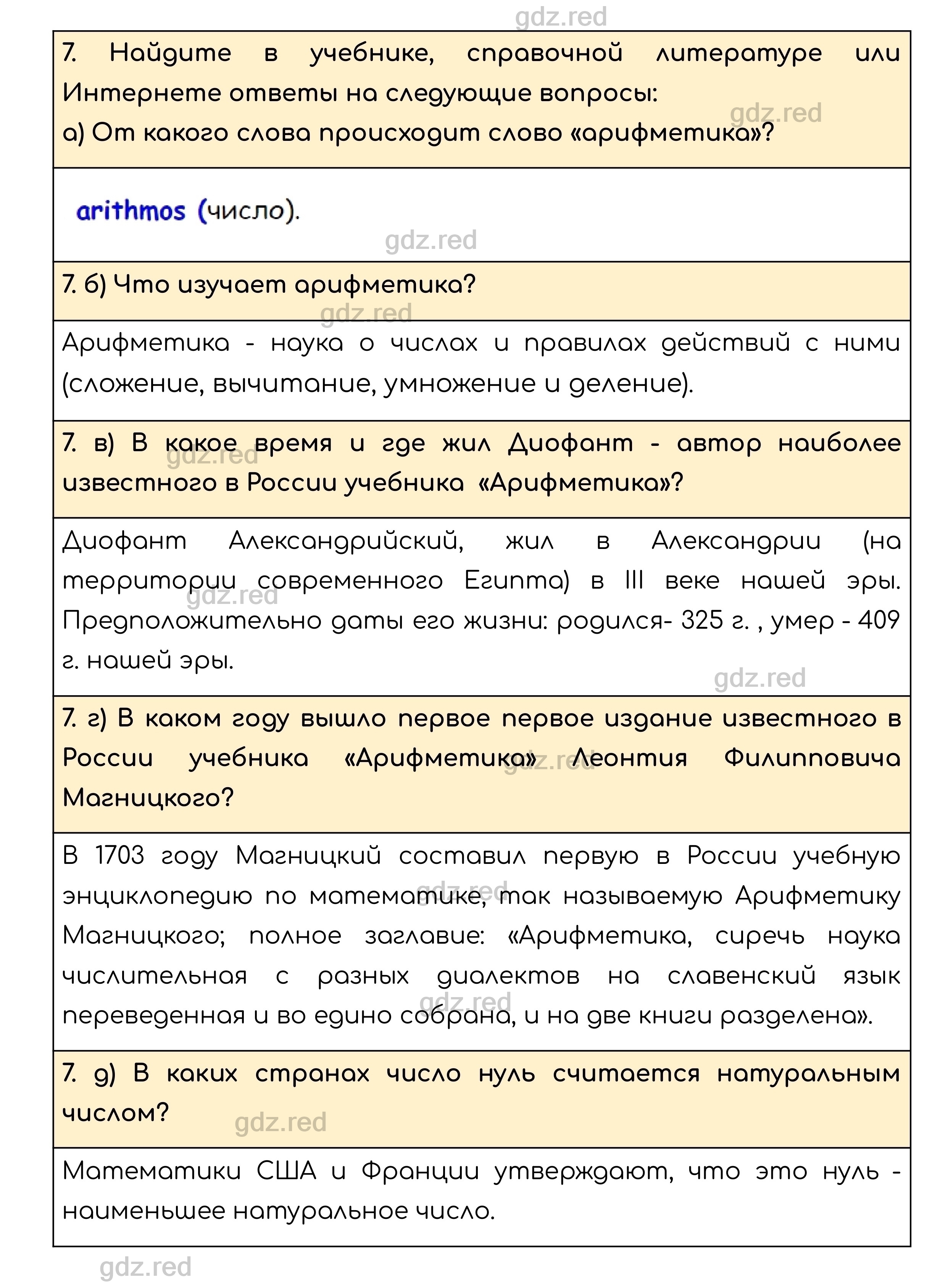 Номер 7 - ГДЗ по Математике для 5 класса Учебник Никольский, Потапов,  Решетников, Шевкин - ГДЗ РЕД