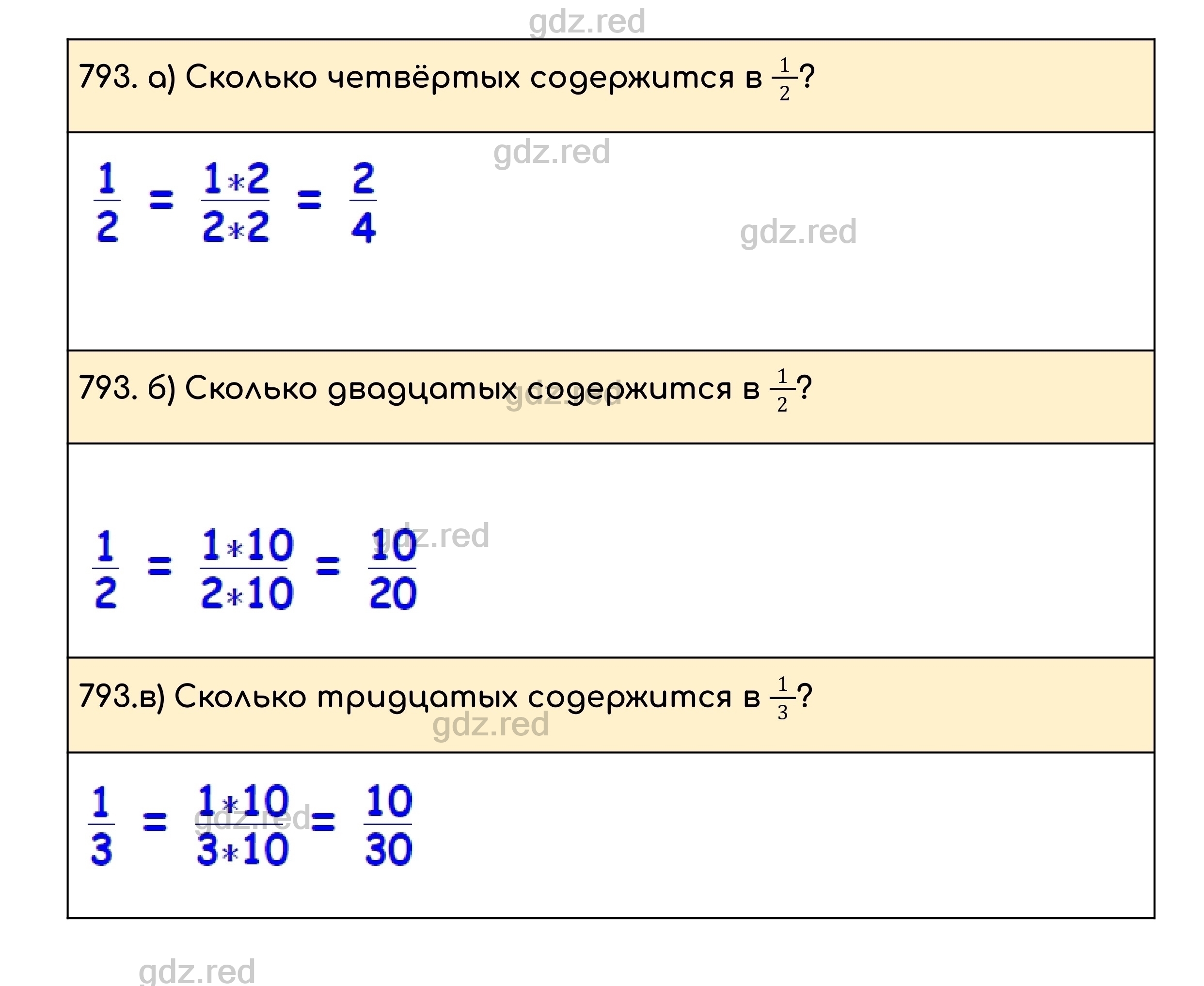 Номер 793 - ГДЗ по Математике для 5 класса Учебник Никольский, Потапов,  Решетников, Шевкин - ГДЗ РЕД