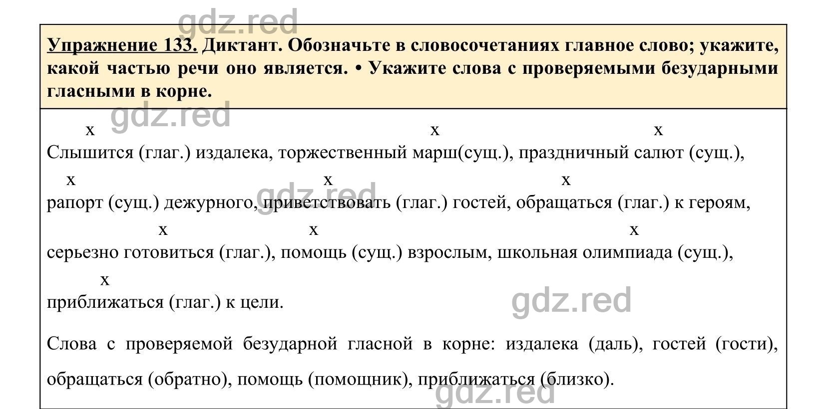 Упражнение 133- ГДЗ по Русскому языку 5 класс Учебник Ладыженская. Часть 1  - ГДЗ РЕД