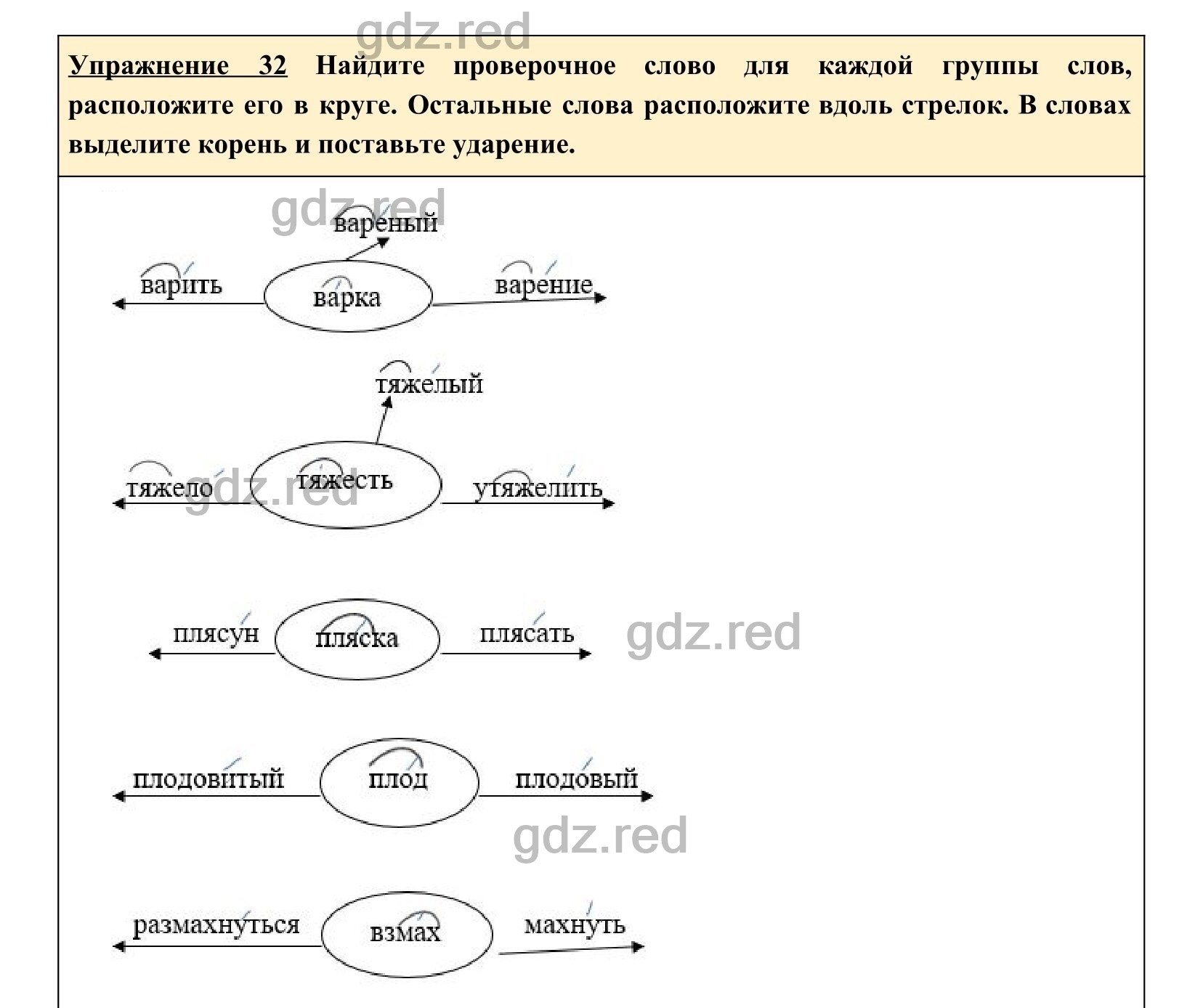 Упражнение 32- ГДЗ по Русскому языку 5 класс Учебник Ладыженская. Часть 1 -  ГДЗ РЕД