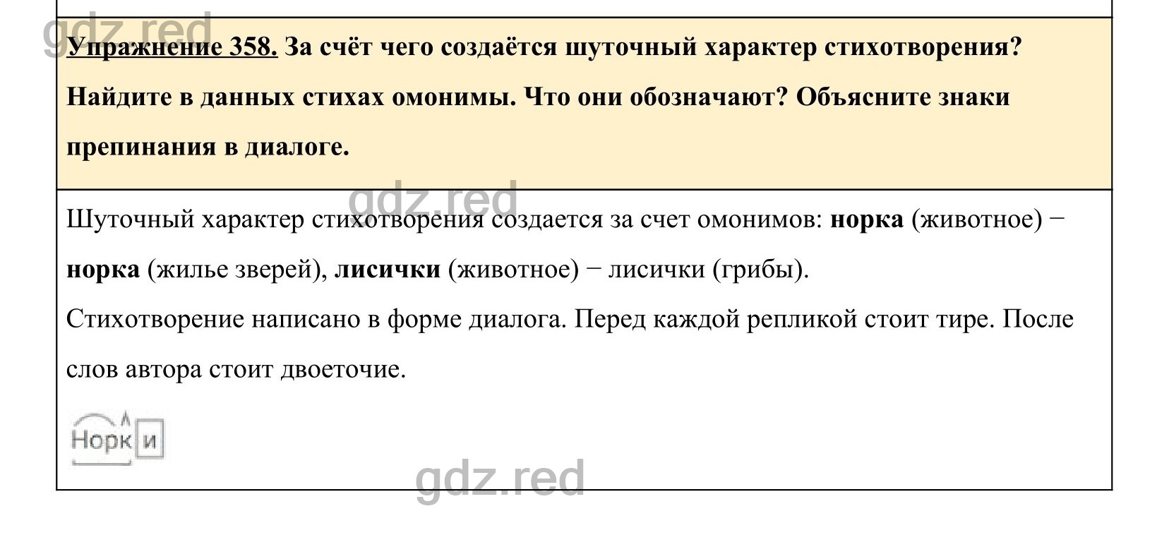 Упражнение 358- ГДЗ по Русскому языку 5 класс Учебник Ладыженская. Часть 1  - ГДЗ РЕД