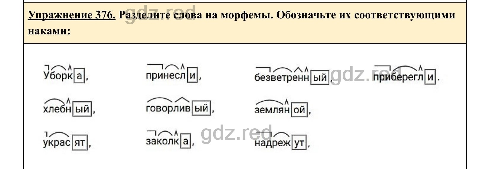 Упражнение 376- ГДЗ по Русскому языку 5 класс Учебник Ладыженская. Часть 2  - ГДЗ РЕД