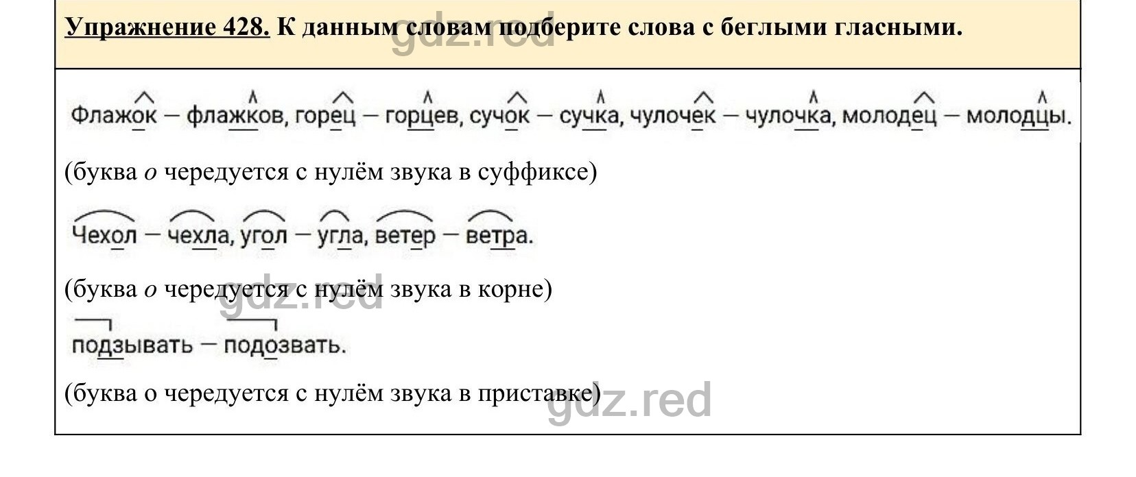 Упражнение 428- ГДЗ по Русскому языку 5 класс Учебник Ладыженская. Часть 2  - ГДЗ РЕД