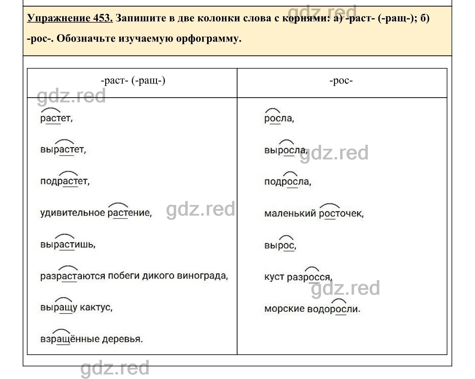 гдз по русскому языку упражнение 453 2 часть (100) фото