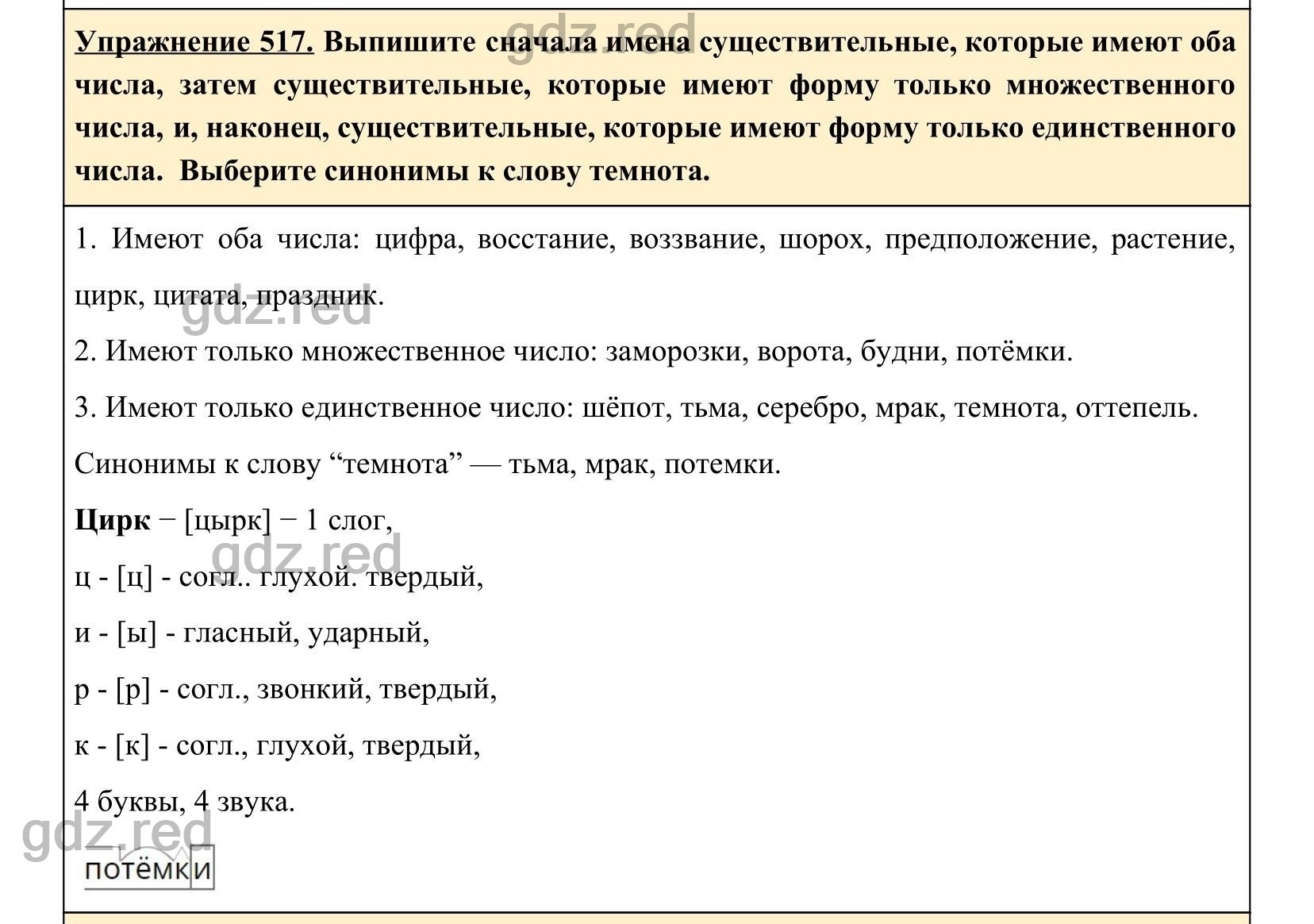 Упражнение 517- ГДЗ по Русскому языку 5 класс Учебник Ладыженская. Часть 2  - ГДЗ РЕД