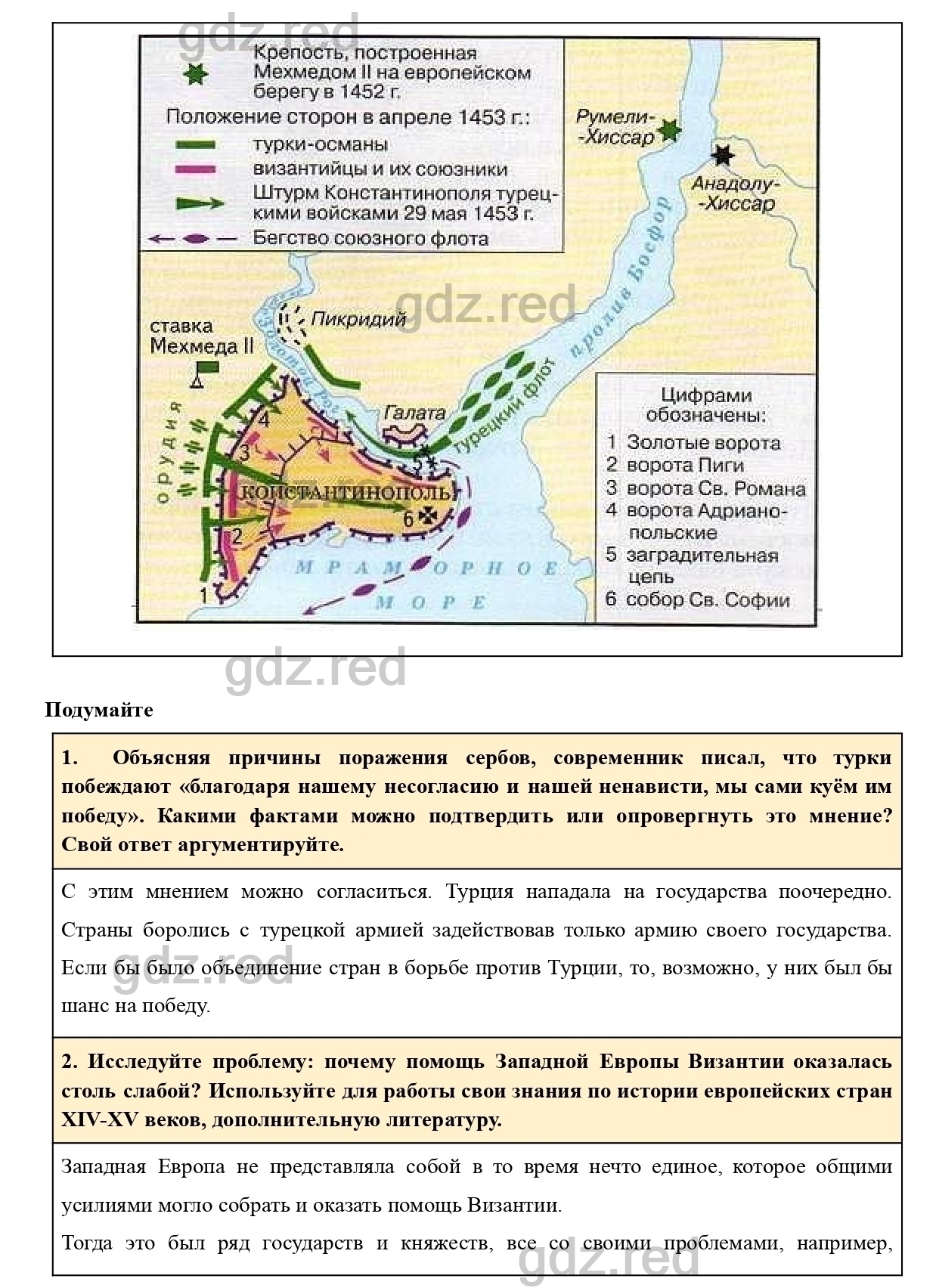 Вопросы к параграфу 24 - ГДЗ по Истории 6 класс Учебник Агибалова, Донской  - ГДЗ РЕД