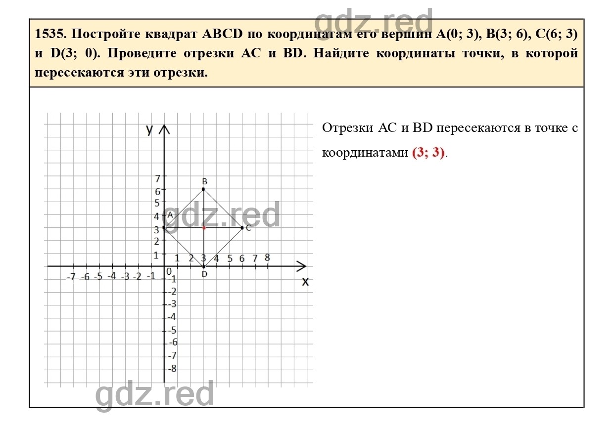 Номер 1535 - ГДЗ по Математике для 6 класса Учебник Виленкин, Жохов,  Чесноков, Шварцбурд Часть 2. - ГДЗ РЕД