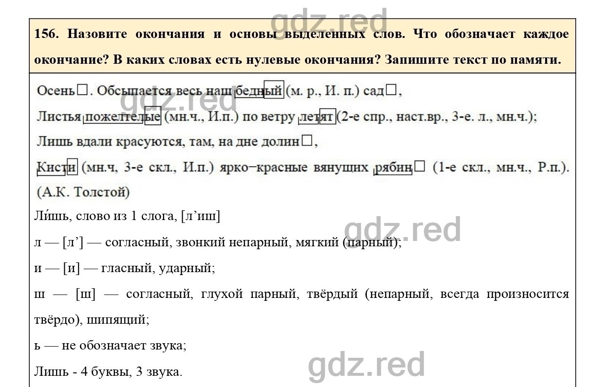 Упражнение 156 - ГДЗ по Русскому языку 6 класс Учебник Ладыженская. Часть 1  - ГДЗ РЕД