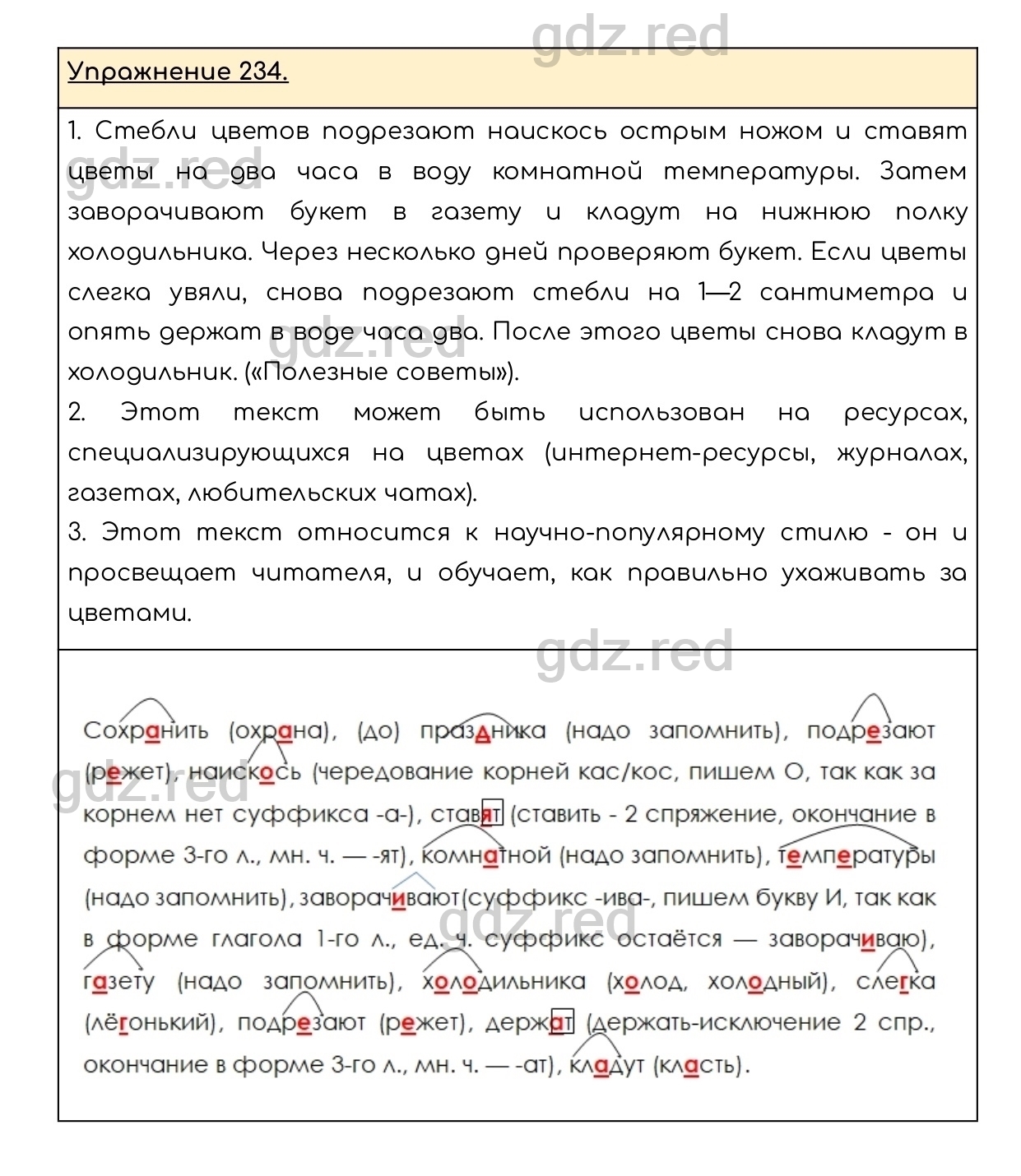 Упражнение 234 - ГДЗ по Русскому языку 6 класс Учебник Разумовская М.М.,  Львова С.И., Капинос В.И., Львов В.В. - ГДЗ РЕД