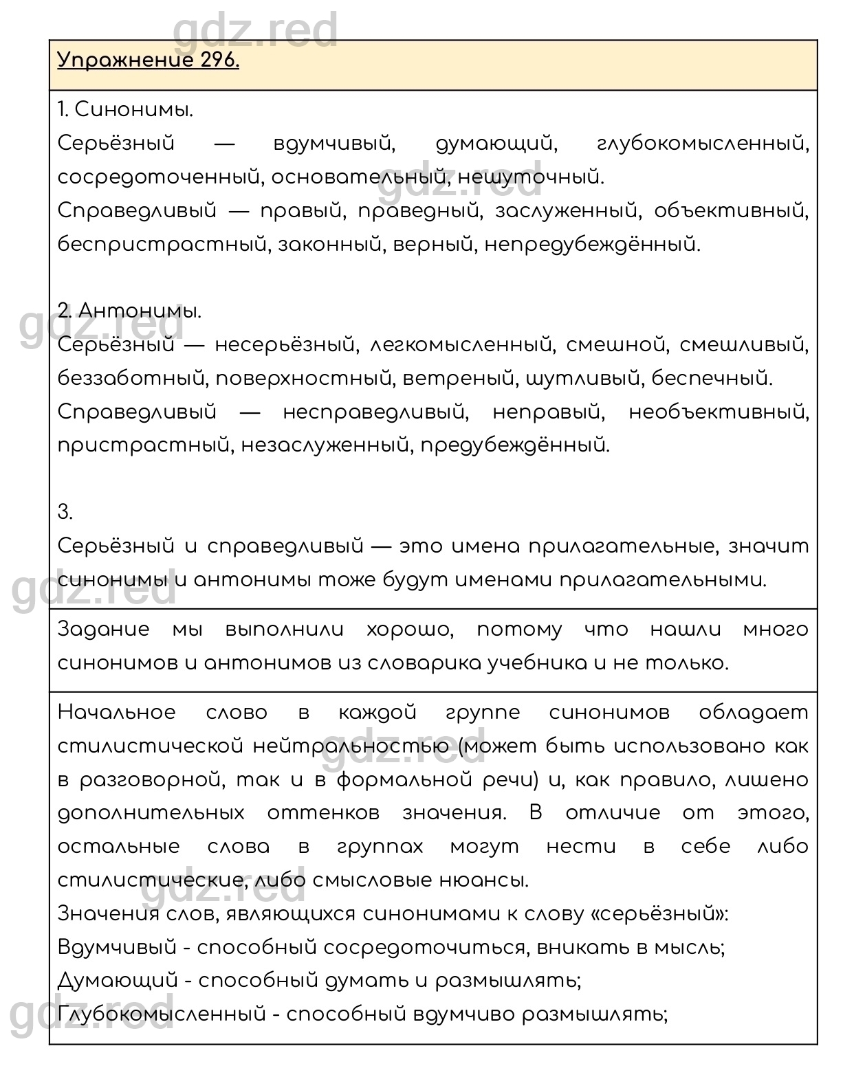 Упражнение 296 - ГДЗ по Русскому языку 6 класс Учебник Разумовская М.М.,  Львова С.И., Капинос В.И., Львов В.В. - ГДЗ РЕД