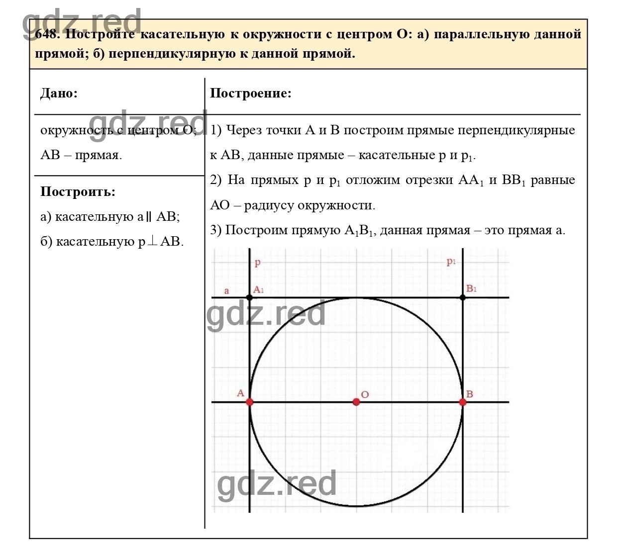 гдз геометрия 7 9 класс атанасян 648 (96) фото