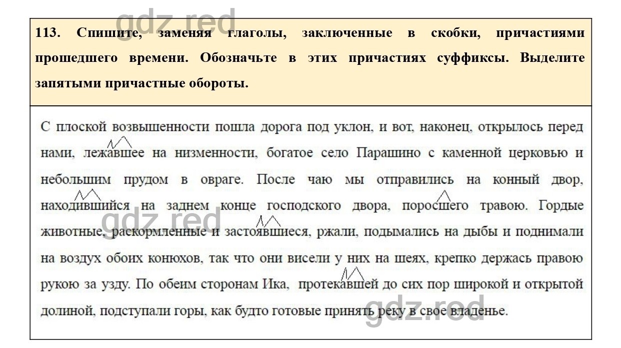 Упражнение 117 - ГДЗ по Русскому языку 7 класс Учебник Ладыженская - ГДЗ РЕД