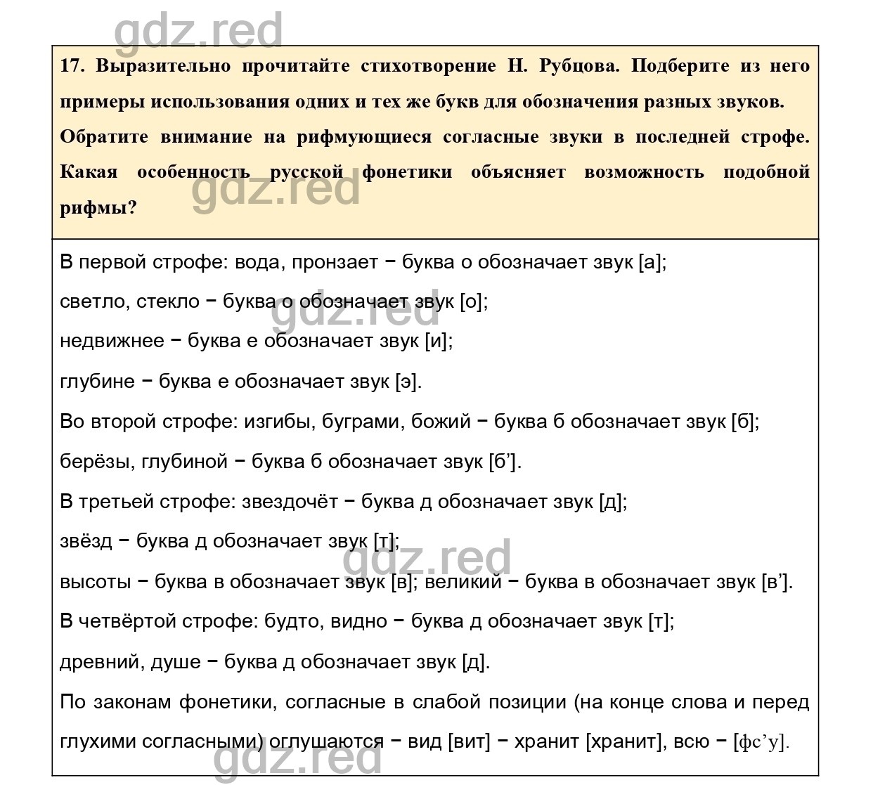 Упражнение 17 - ГДЗ по Русскому языку 7 класс Учебник Ладыженская - ГДЗ РЕД