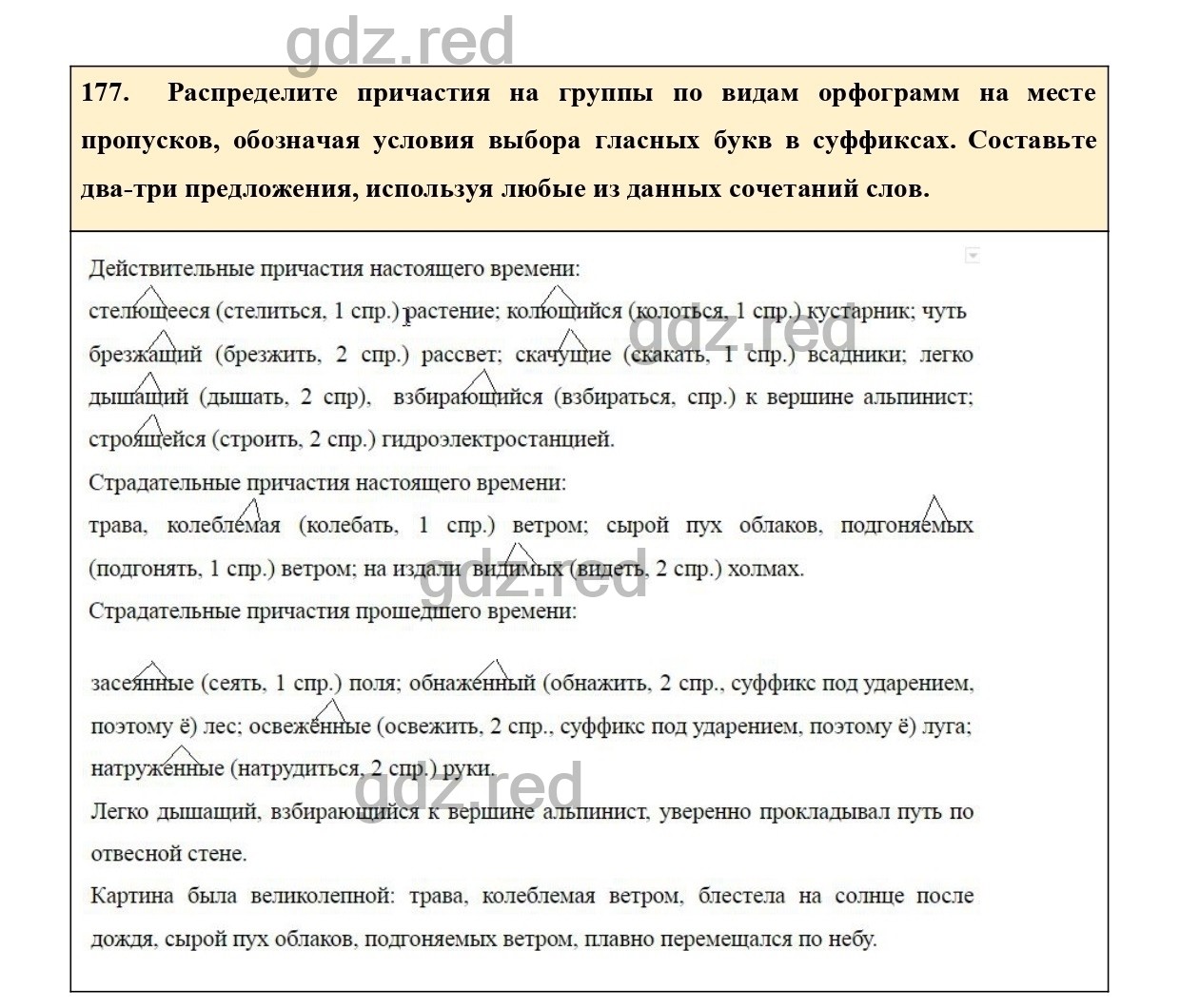 Упражнение 182 - ГДЗ по Русскому языку 7 класс Учебник Ладыженская - ГДЗ РЕД