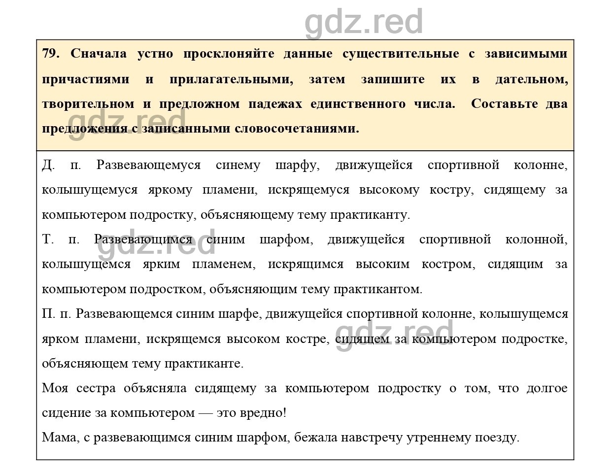 Упражнение 81 - ГДЗ по Русскому языку 7 класс Учебник Ладыженская - ГДЗ РЕД