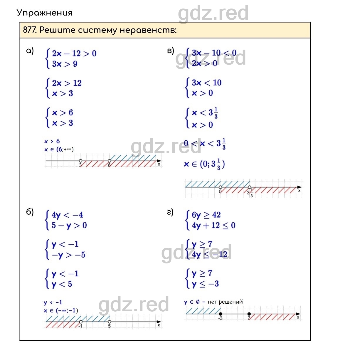 Номер 877 - ГДЗ по алгебре 8 класс Макарычев - ГДЗ РЕД