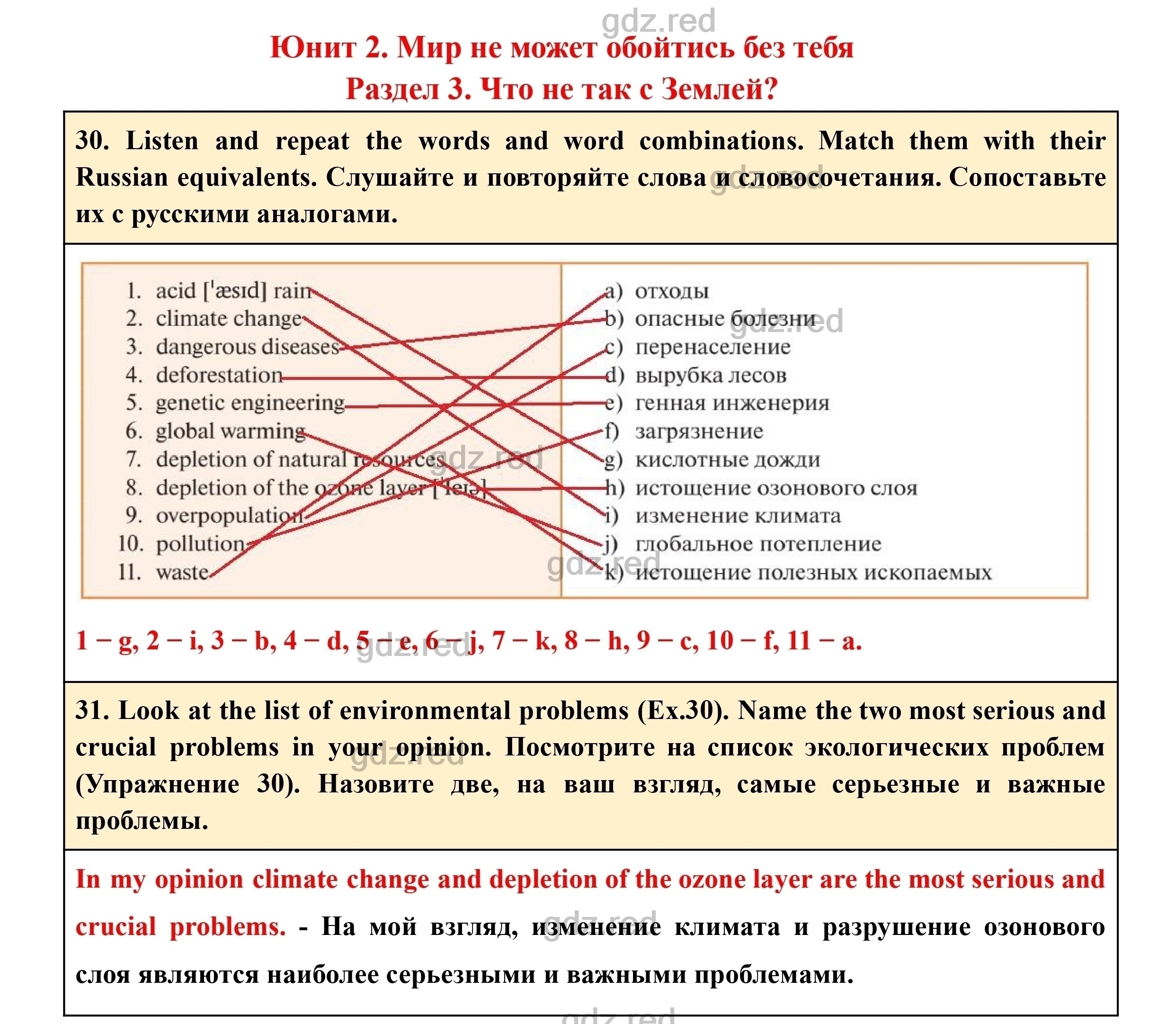 Страница 63- ГДЗ Английский язык 8 класс Учебник Биболетова, Трубанева - ГДЗ  РЕД