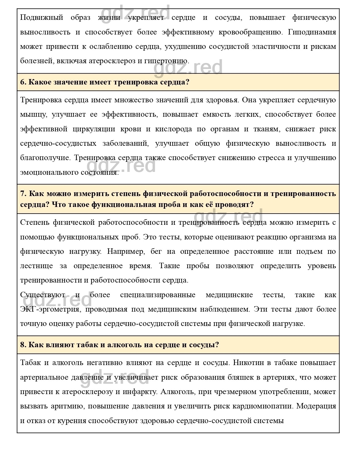 Вопросы к странице 145- ГДЗ Биология 8 класс Учебник Драгомилов, Маш - ГДЗ  РЕД