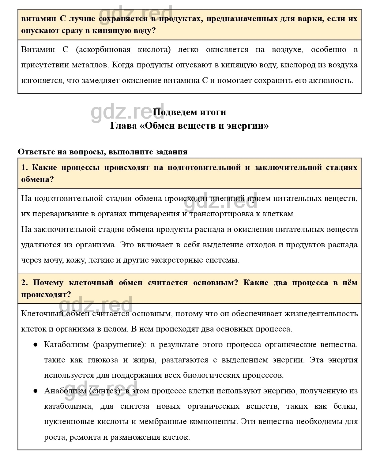 Вопросы к странице 210- ГДЗ Биология 8 класс Учебник Драгомилов, Маш - ГДЗ  РЕД