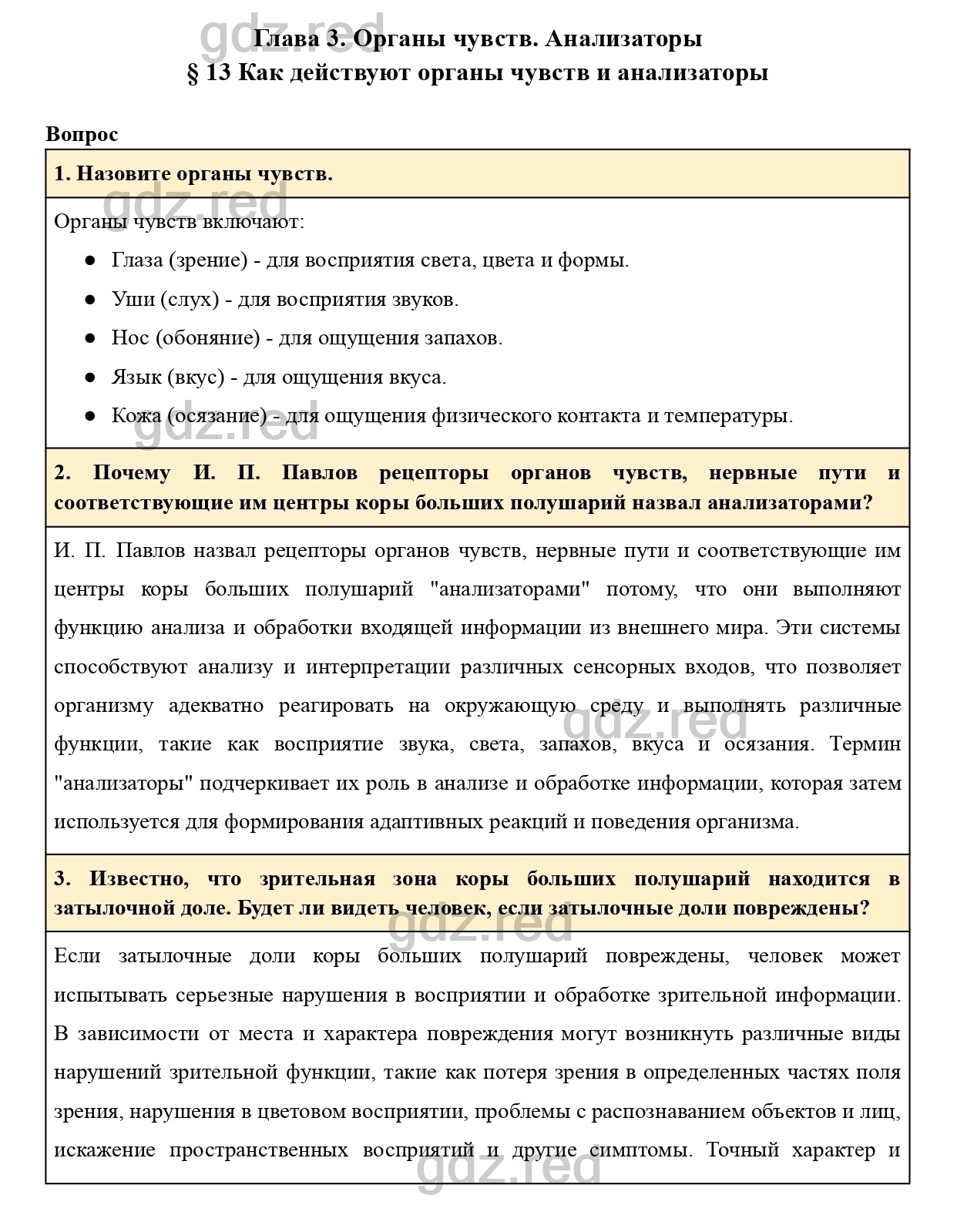 Вопросы к странице 65- ГДЗ Биология 8 класс Учебник Драгомилов, Маш - ГДЗ  РЕД