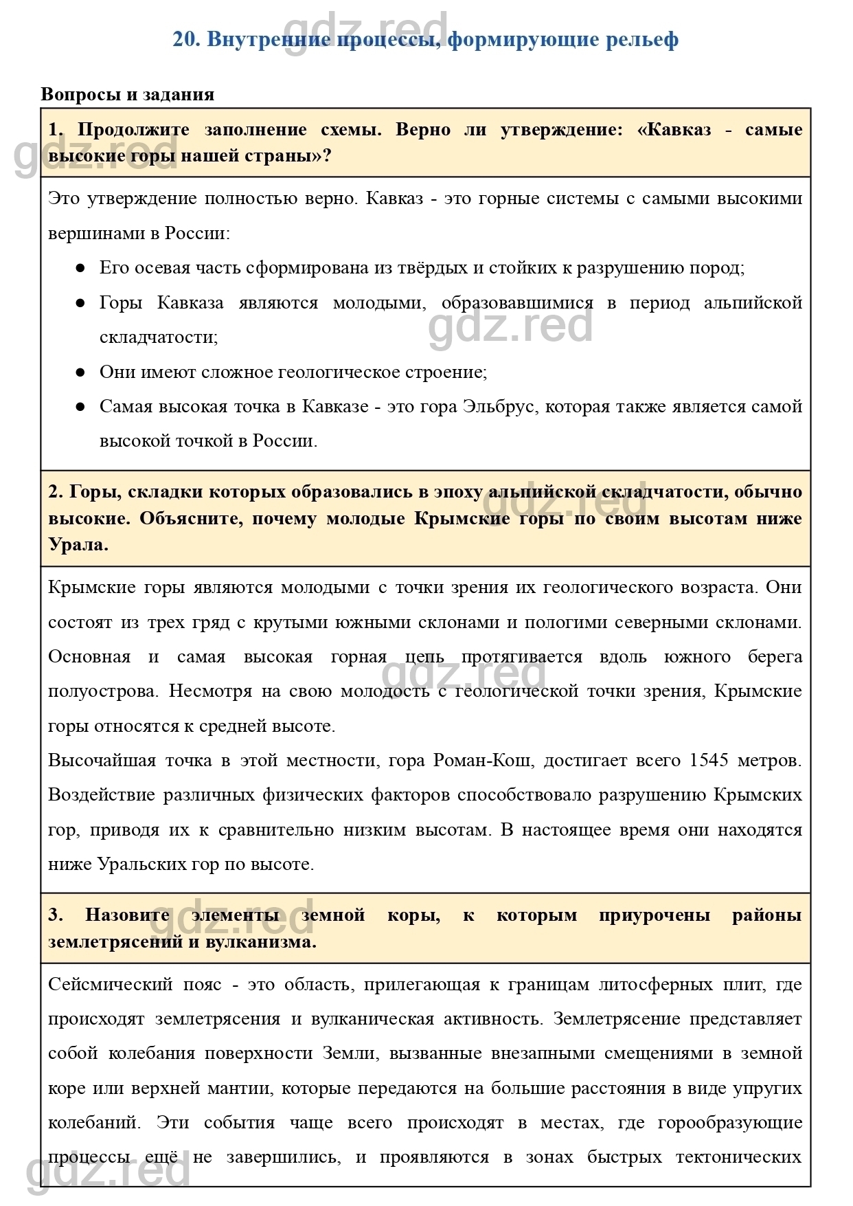 Вопросы к странице 85- ГДЗ География 8 класс Учебник Пятунин, Таможняя - ГДЗ  РЕД