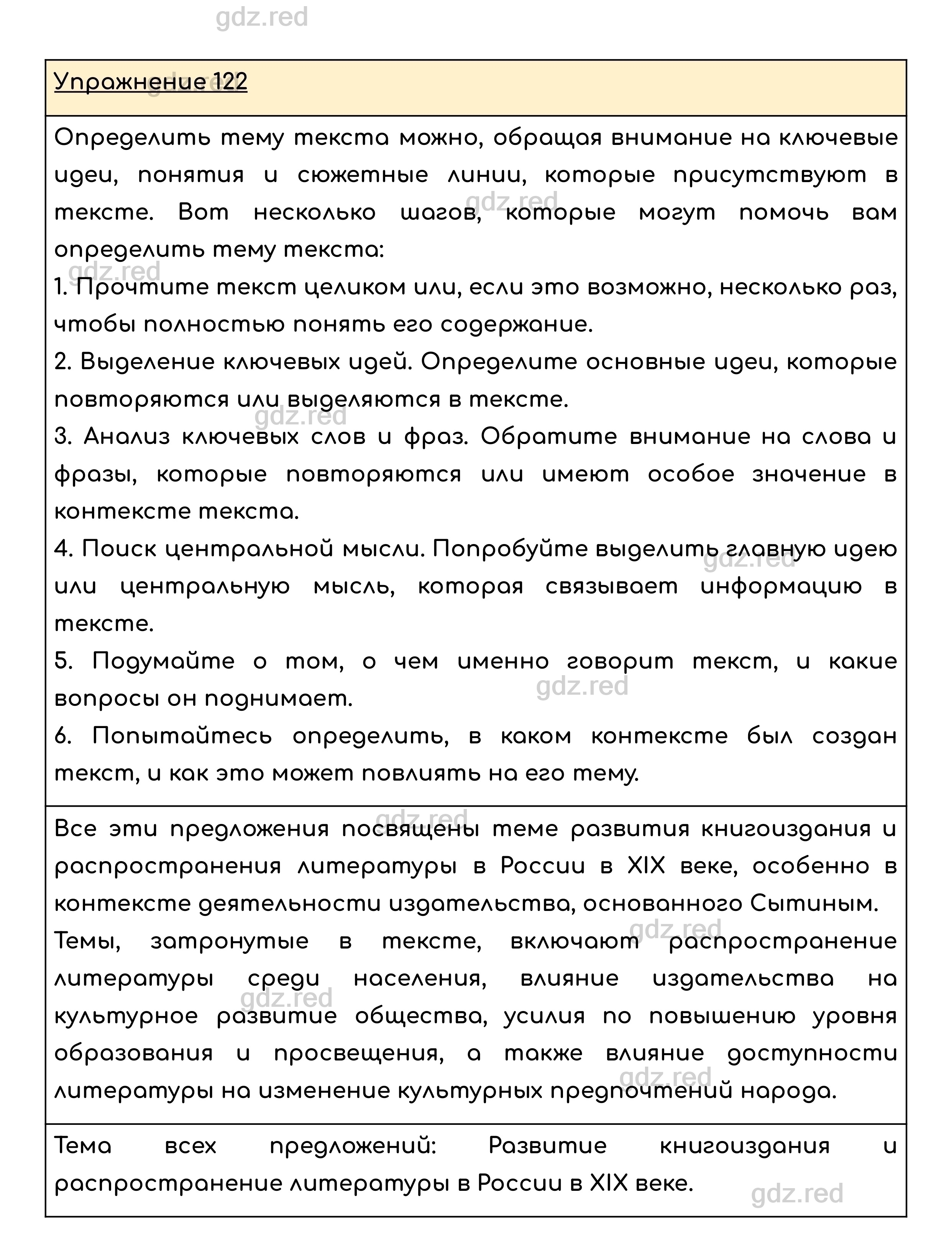 Упражнение 122 — ГДЗ по Русскому языку для 8 класса Учебник Ладыженская  Т.А., Тростенцова Л.А. - ГДЗ РЕД