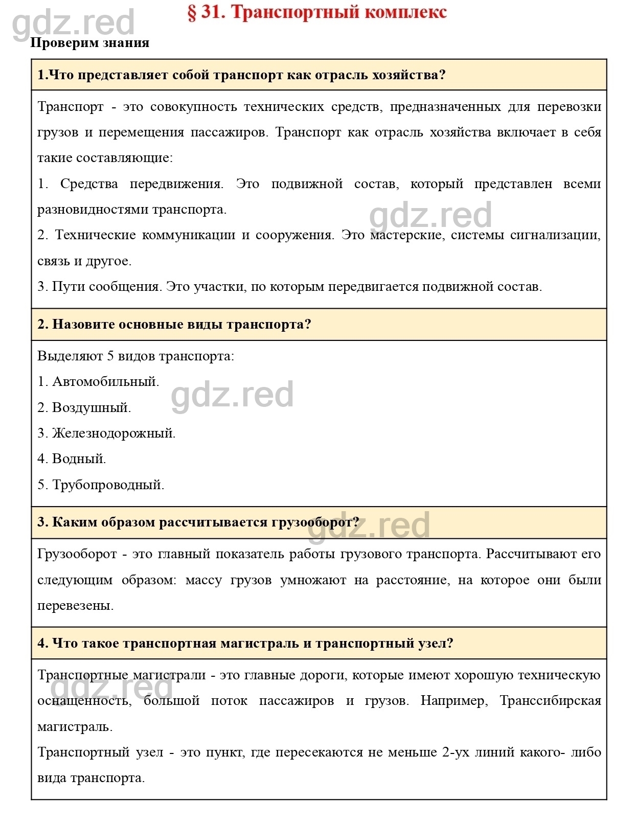 гдз география 9 класс домогацких красный учебник (94) фото