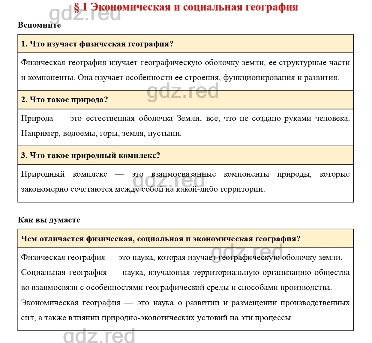 Вопросы к странице 6- ГДЗ География 9 класс Учебник Домогацких,  Алексеевский - ГДЗ РЕД